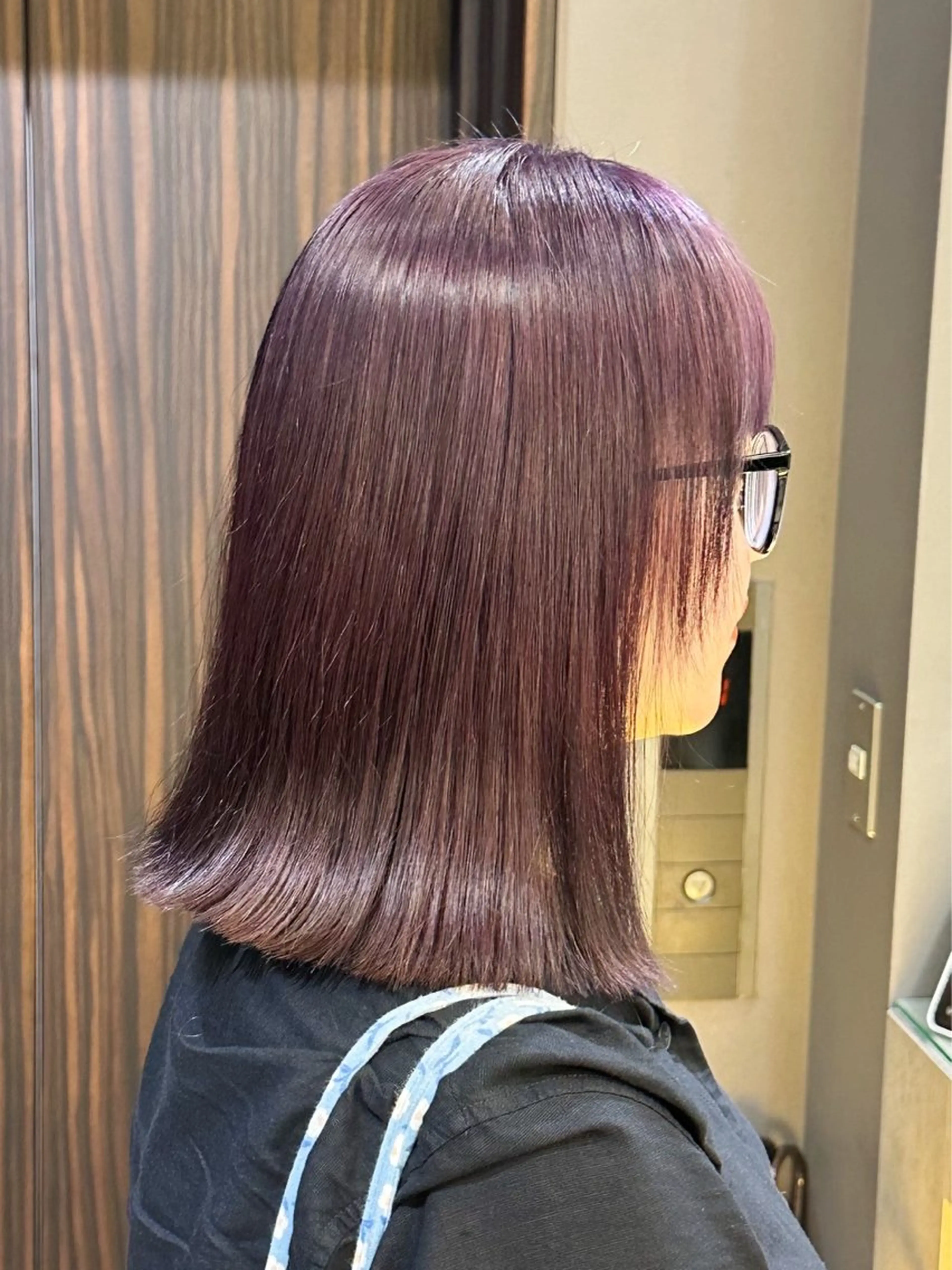 ミディアム カラー GiseL宗像所属・GiseL宗像 HiROEのヘアスタイル