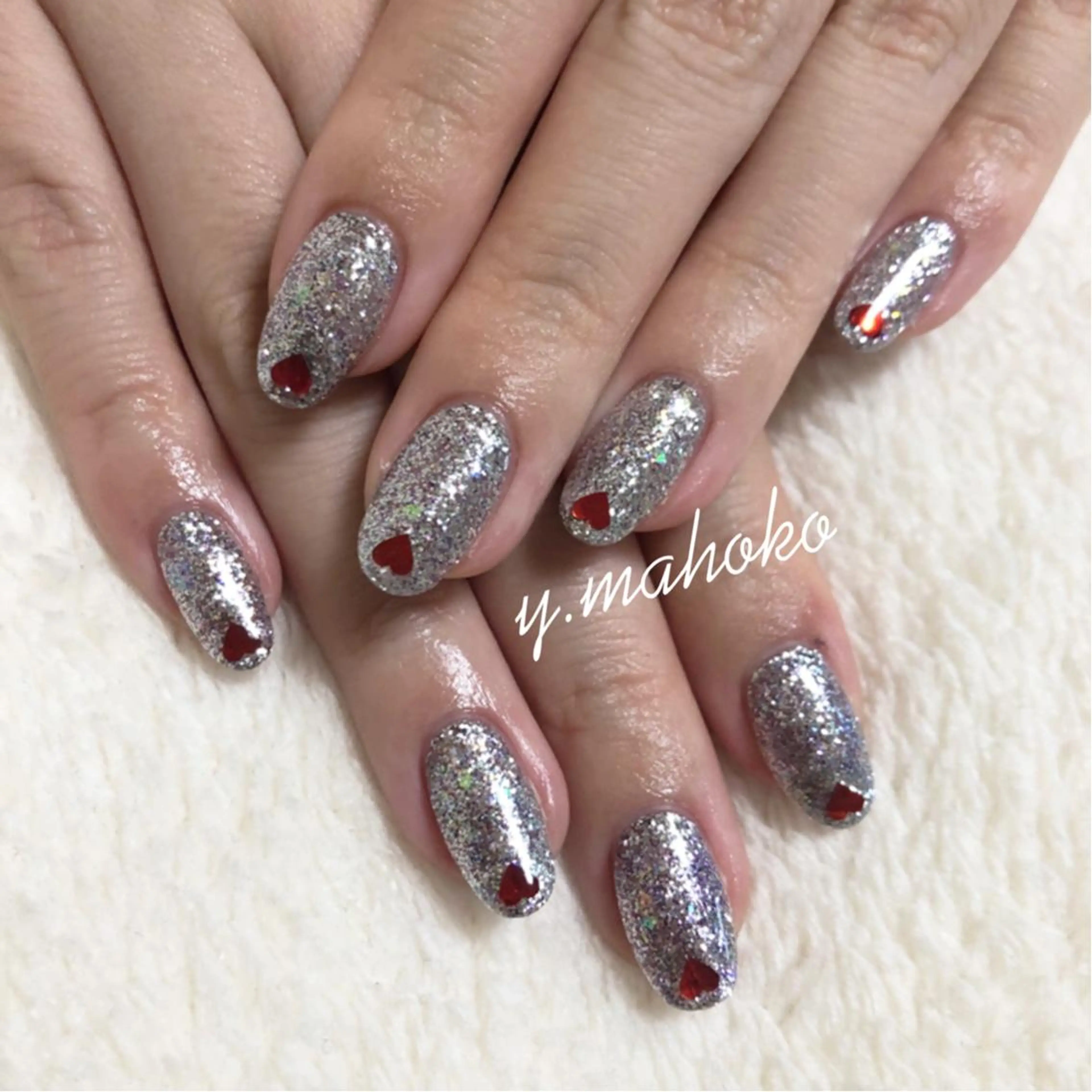 ネイル ハンドネイル She nail studio 原宿所属・パラジェル有/ スカルプ/mahoのネイルデザイン