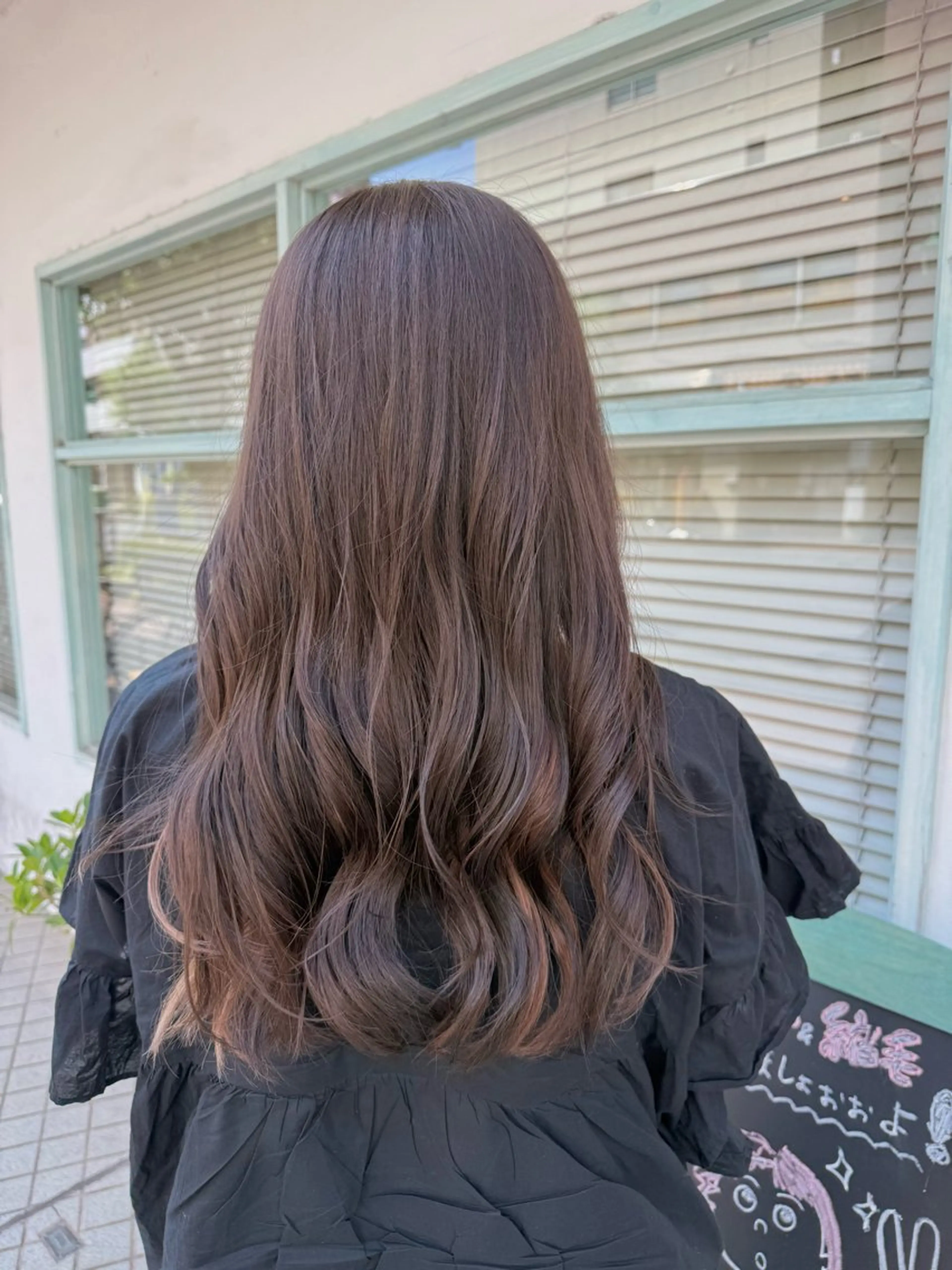 ロング カラー かとう なこ🐾のヘアスタイル