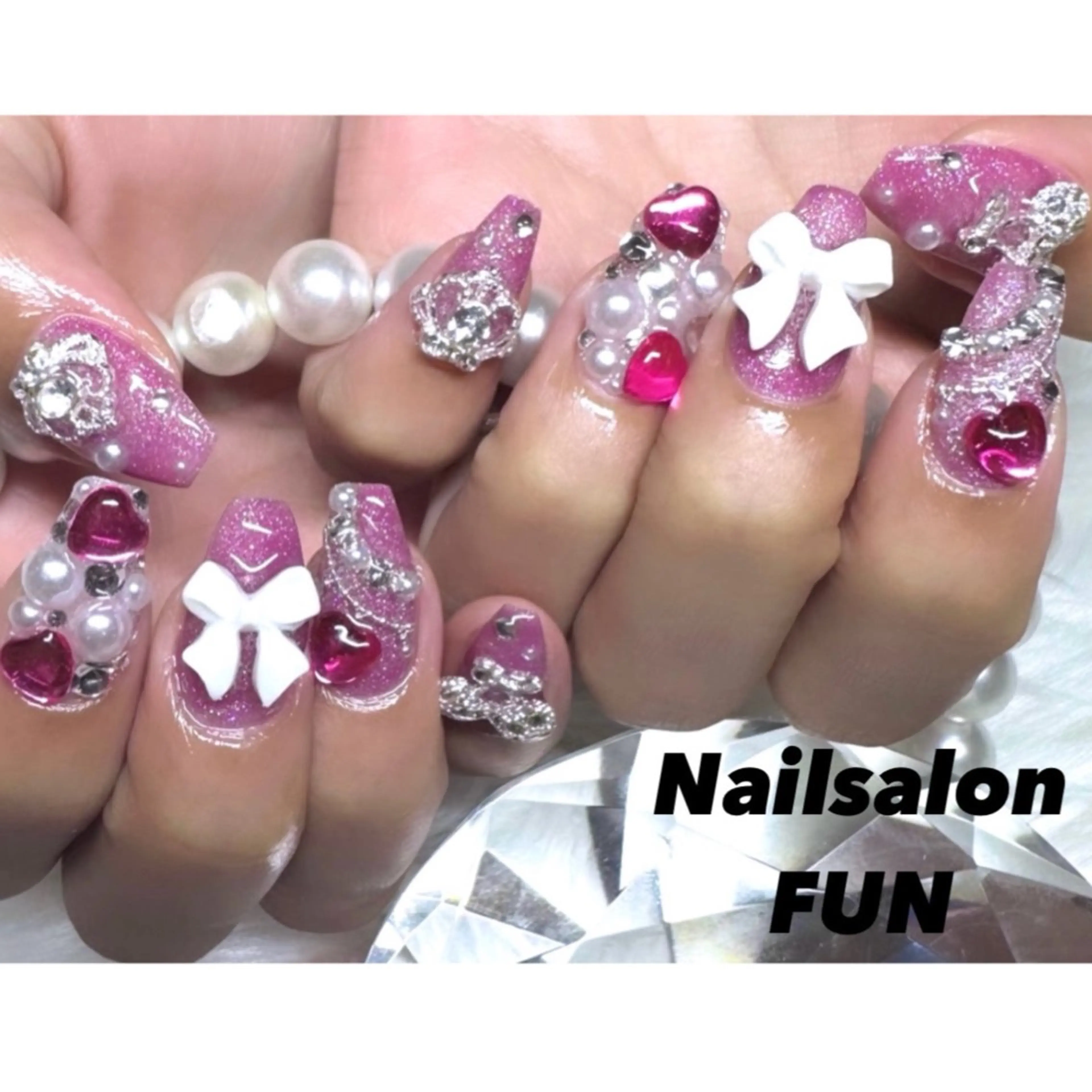 ネイル アートネイル ネイルチップ Nailsalon FUN🌈のネイルデザイン