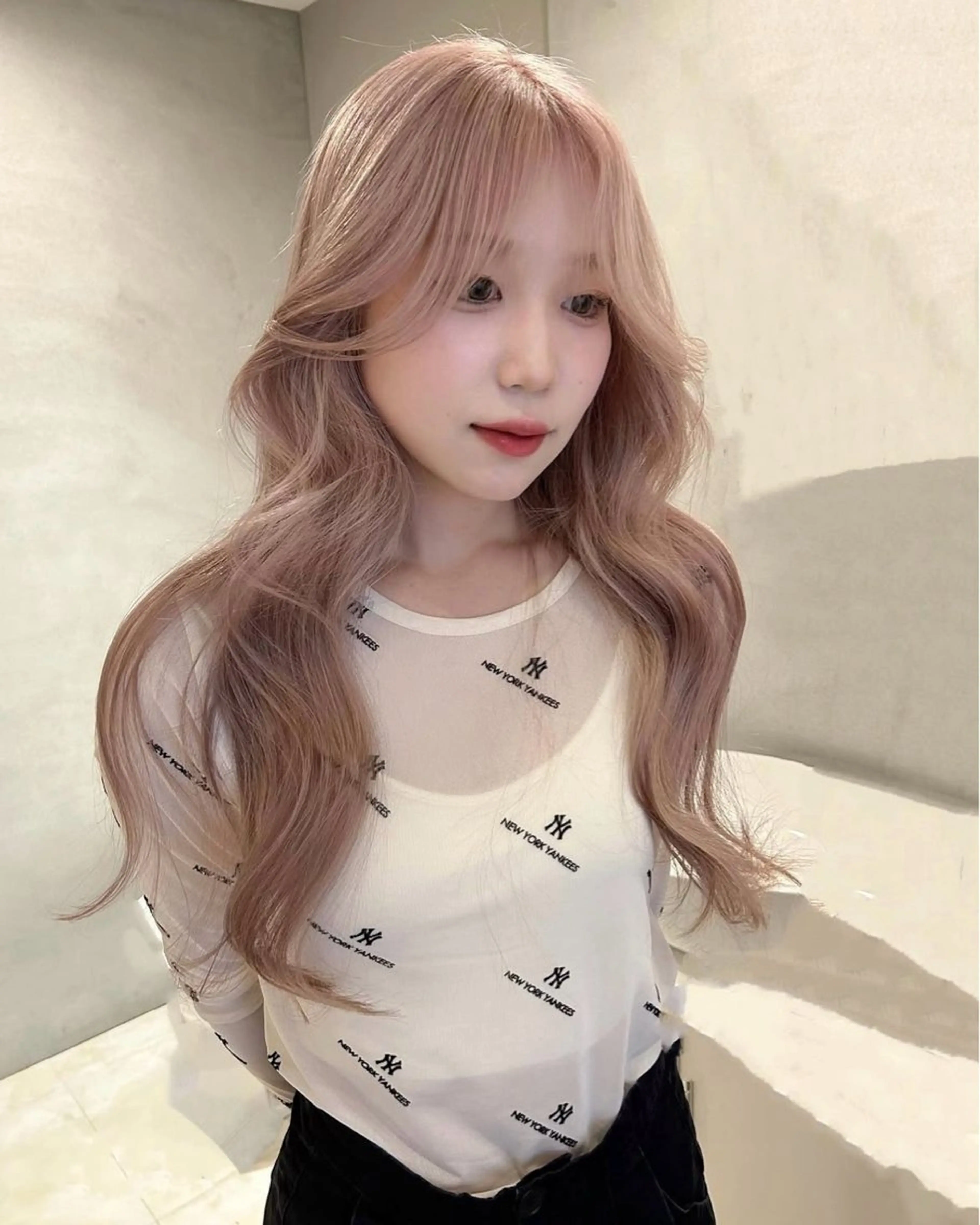 ロング ヘアカラー PELE 梅田 ANNEX 大阪梅田茶屋町店 ダブルカラー/ブリーチ/ハイトーン【ペレ】所属・梅田/ハイトーン/ Juriのヘアスタイル