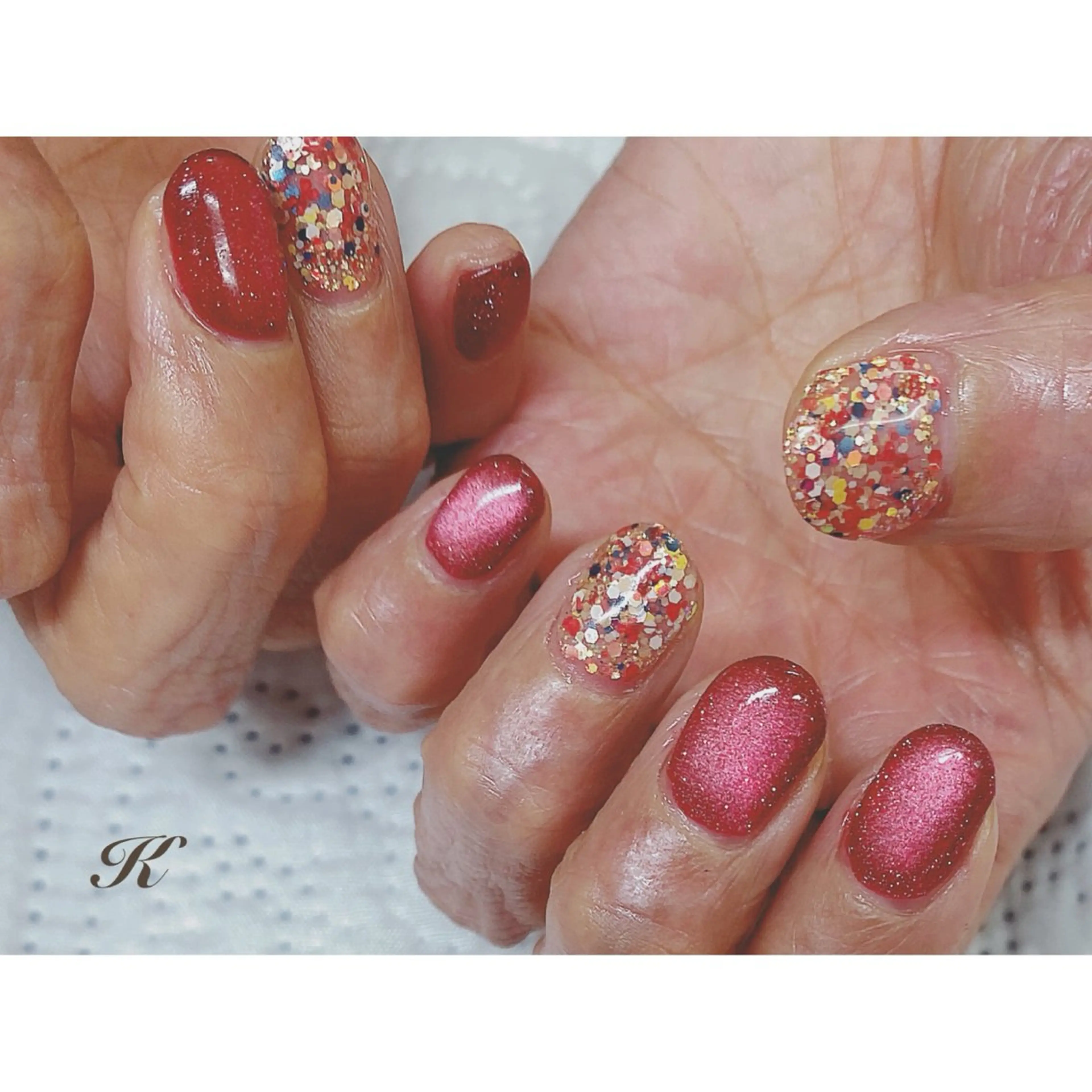 ネイル K. Rie minion 北浦和のネイルデザイン