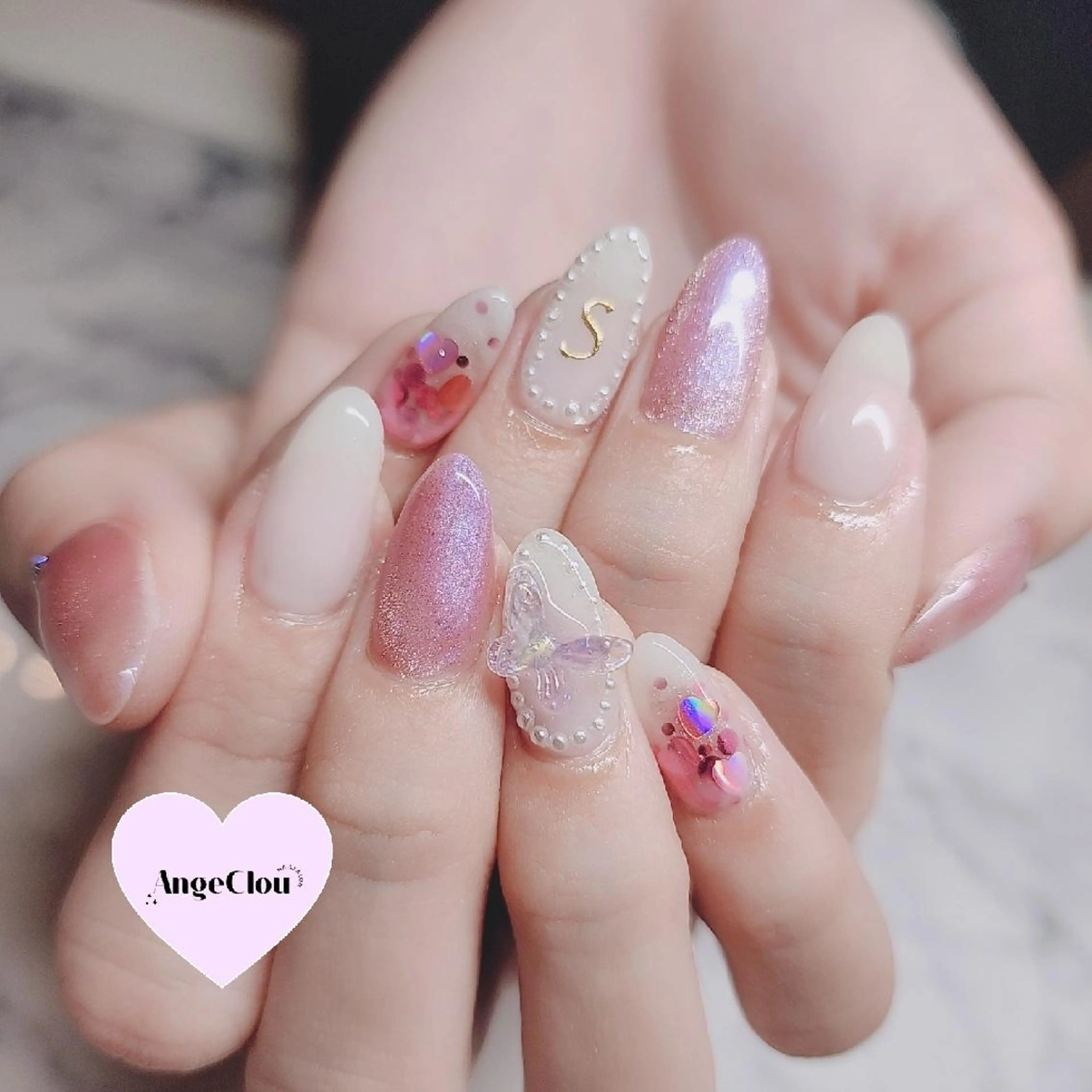 ネイル ハンドネイル Runanail 鶴ヶ峰所属・Runanail.☽ 鶴ヶ峰　naruのネイルデザイン