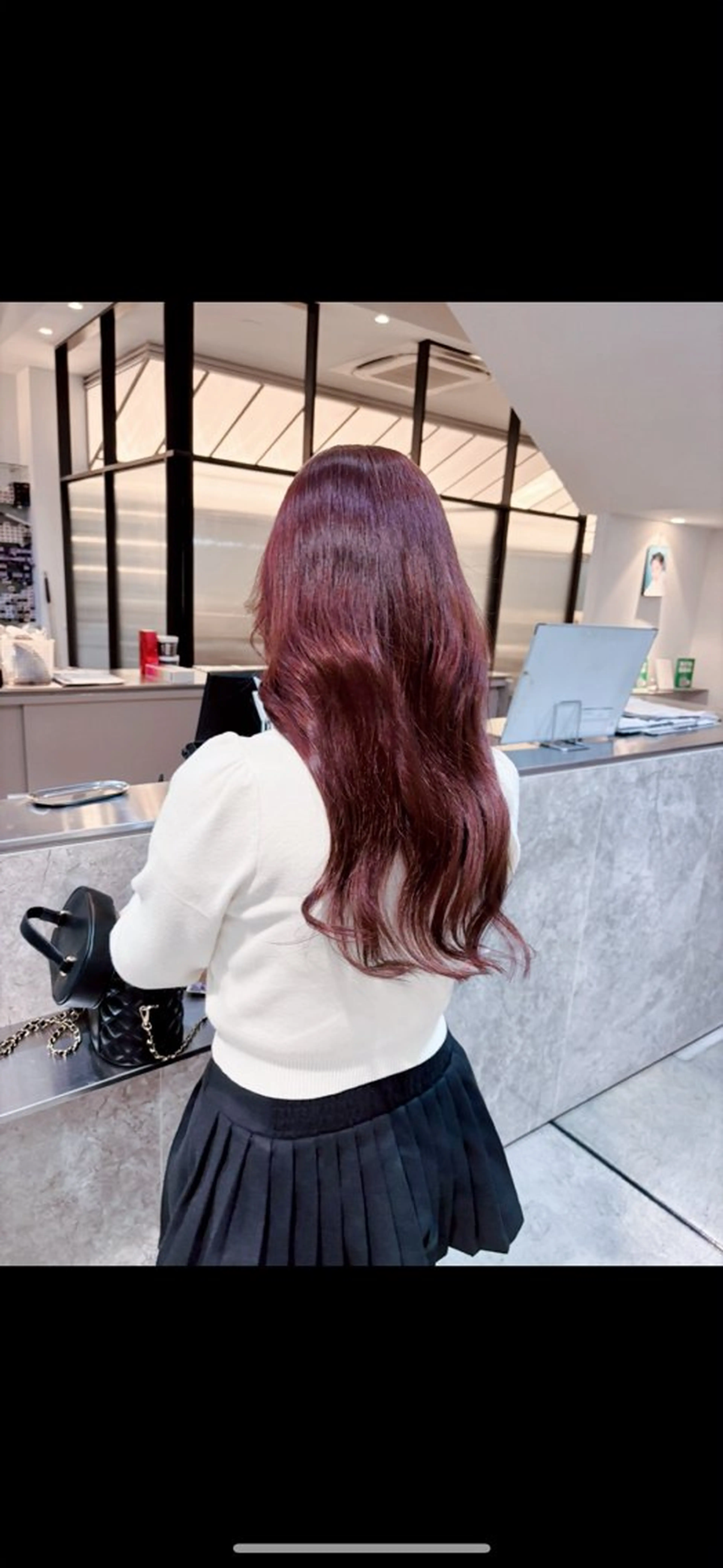 セミロング カット ヘアカラー yui/色気カラー /暖色カラーのヘアスタイル