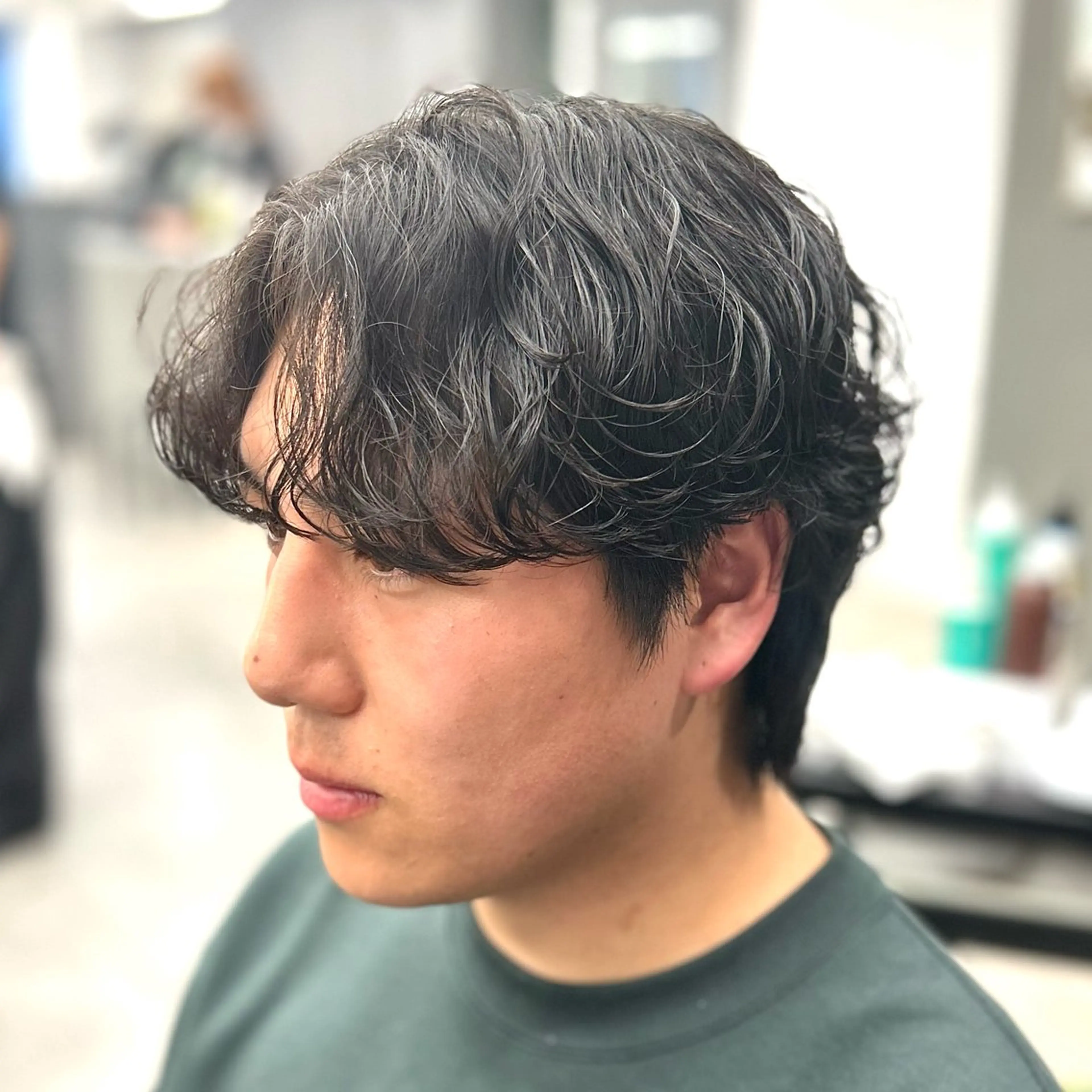 パーマ メンズ カット パーマ トリートメント 韓国ヘア🇰🇷 メンズパーマ/つかさのヘアスタイル