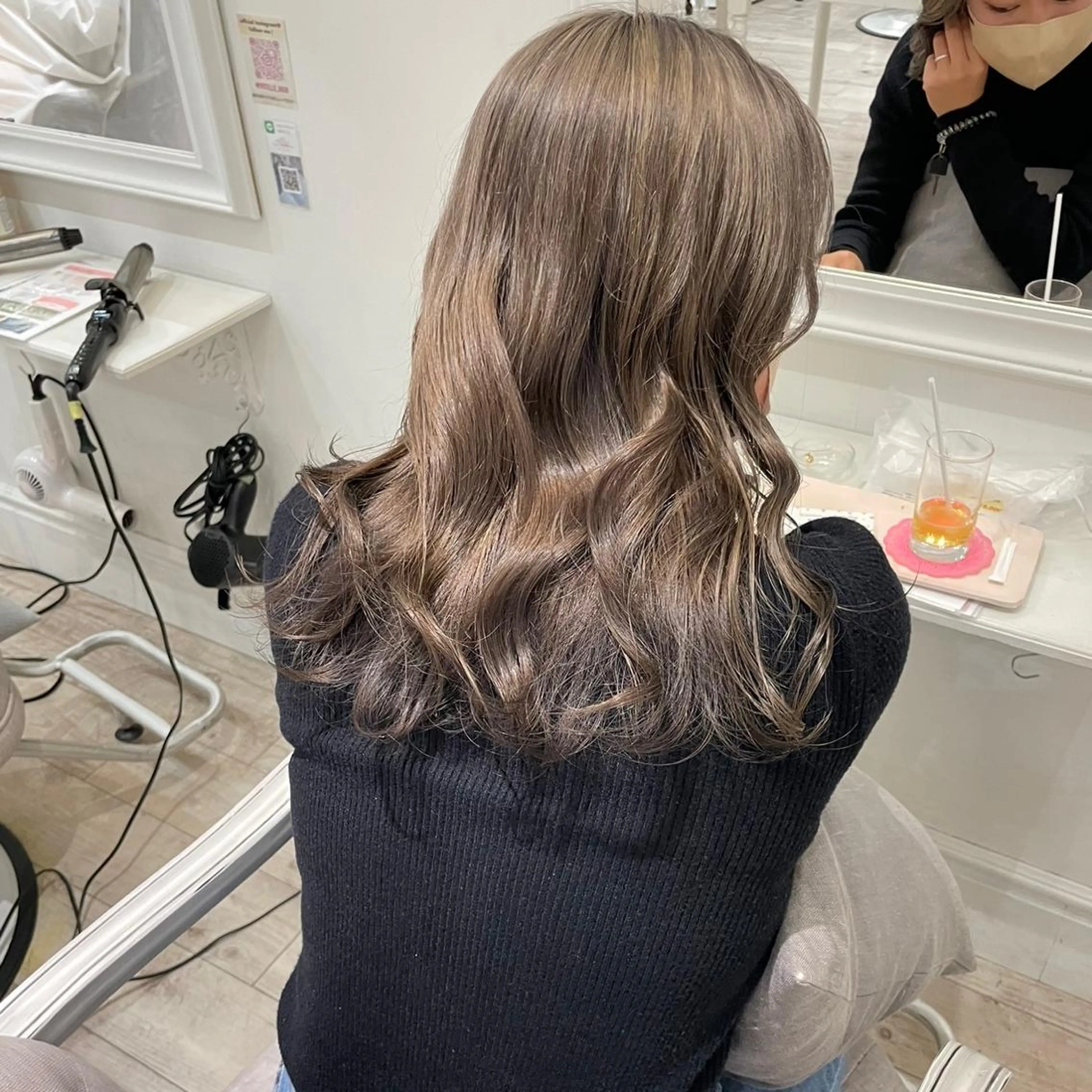 【🌙人気No.2✨透明感艶感たっぷり“ グレージュカラー ”🌙 】アディクシーカラー+7種トリートメント付き🧴の写真