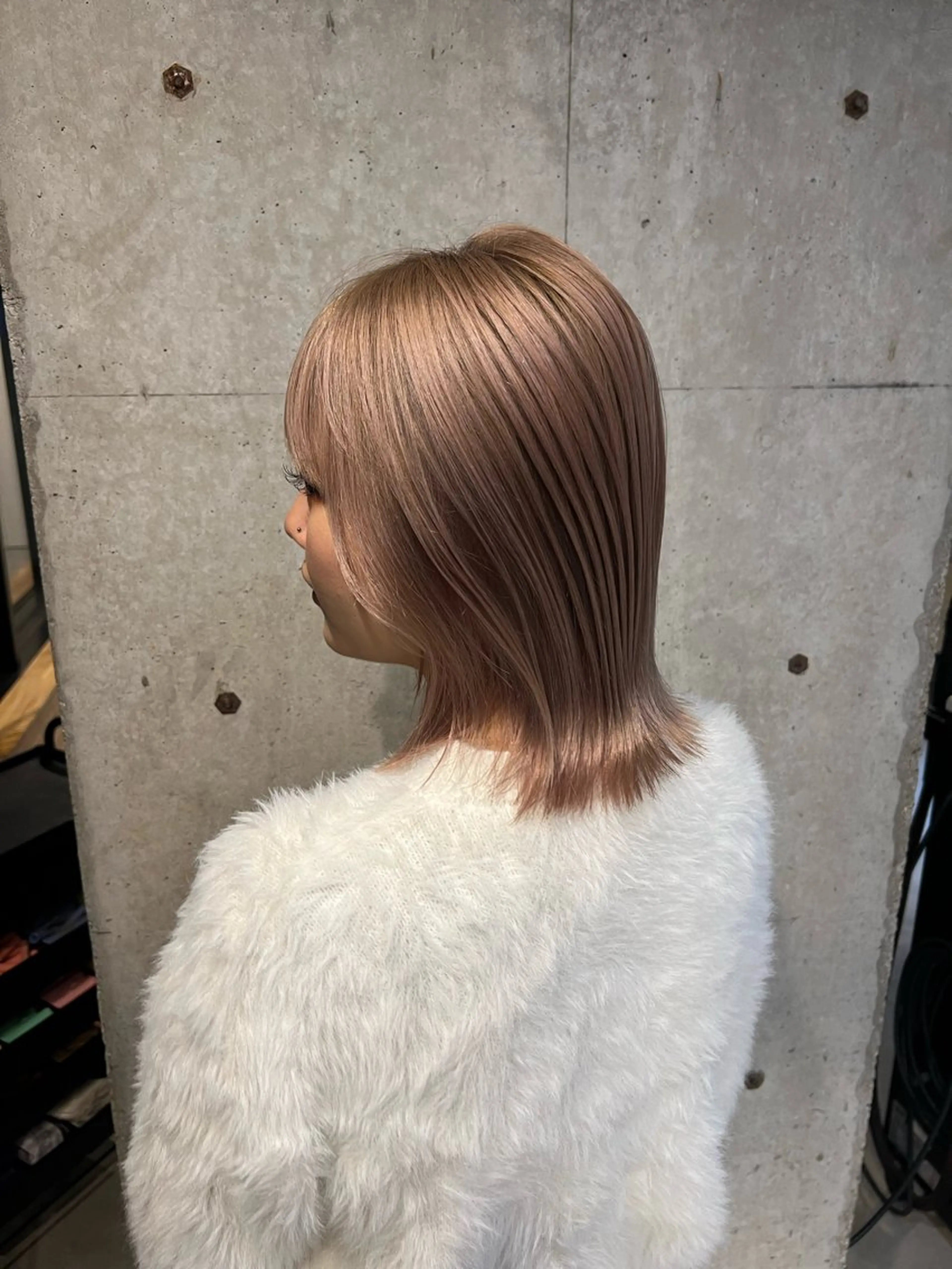 ミディアム カラー ベージュカラー🕊️ 新潟駅/谷口大海のヘアスタイル