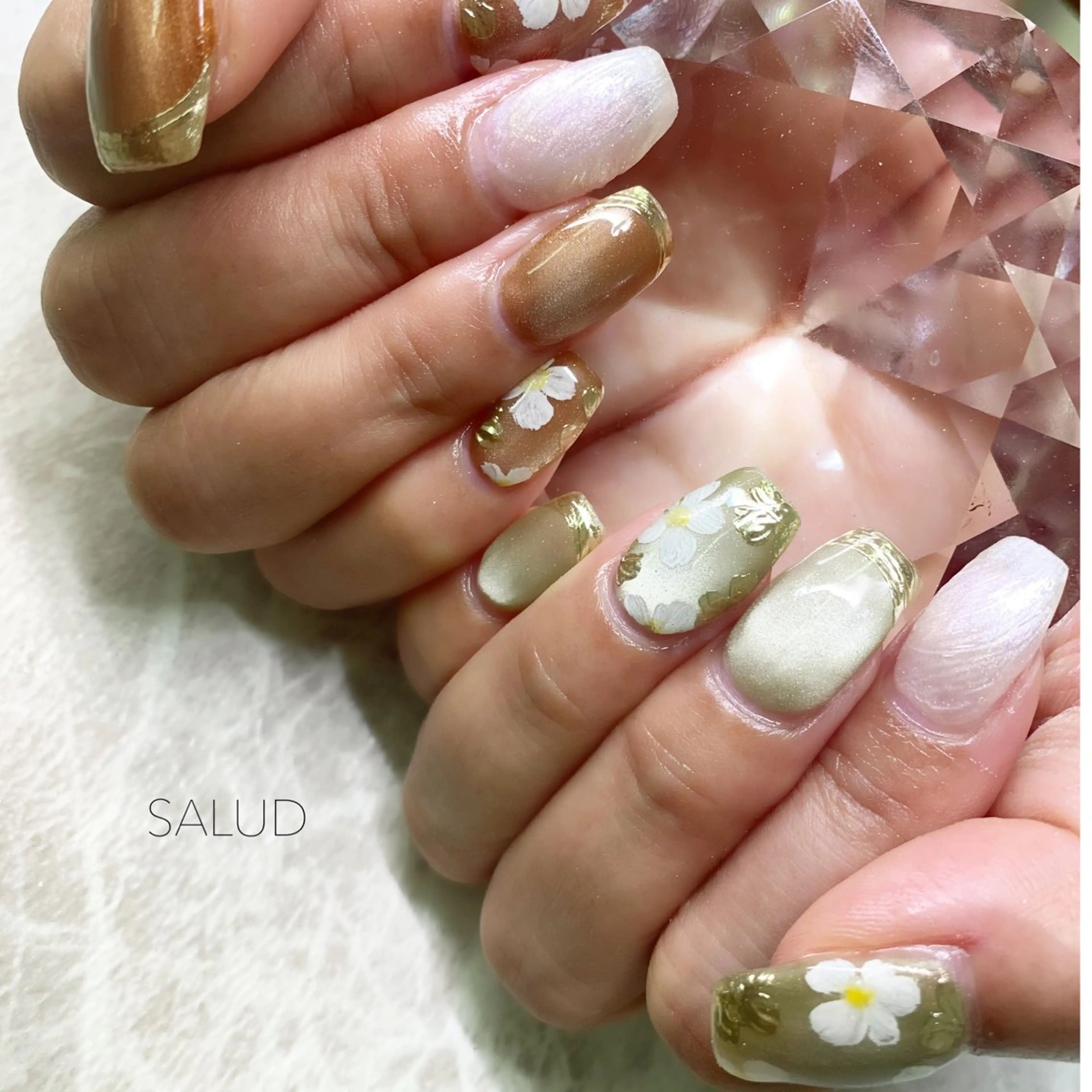 ネイル ハンドネイル Nail Salon SALUDのネイルデザイン