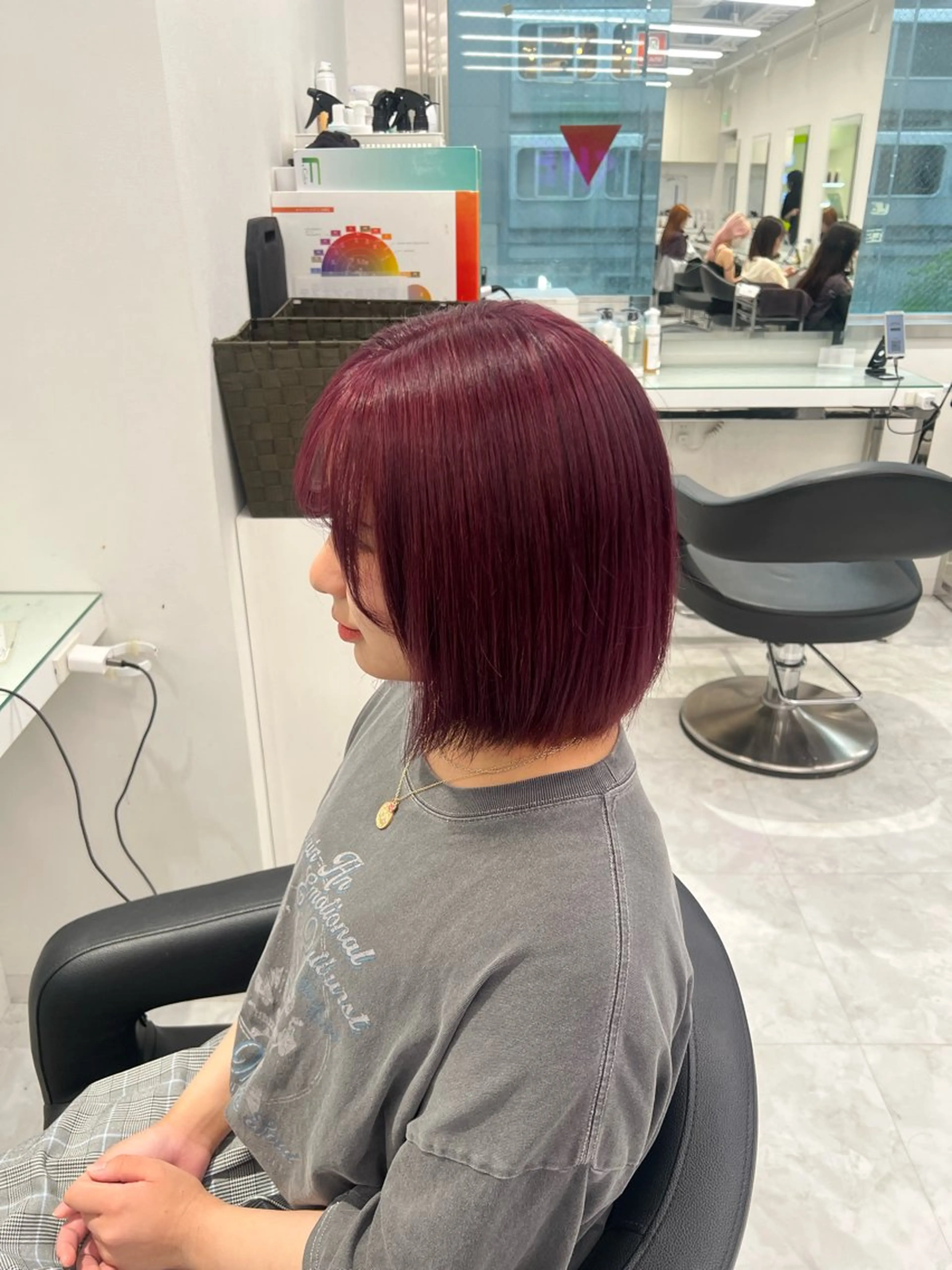 カラー ヘアカラー トリートメント ブリーチなし透明感 💗RYOTAのヘアスタイル