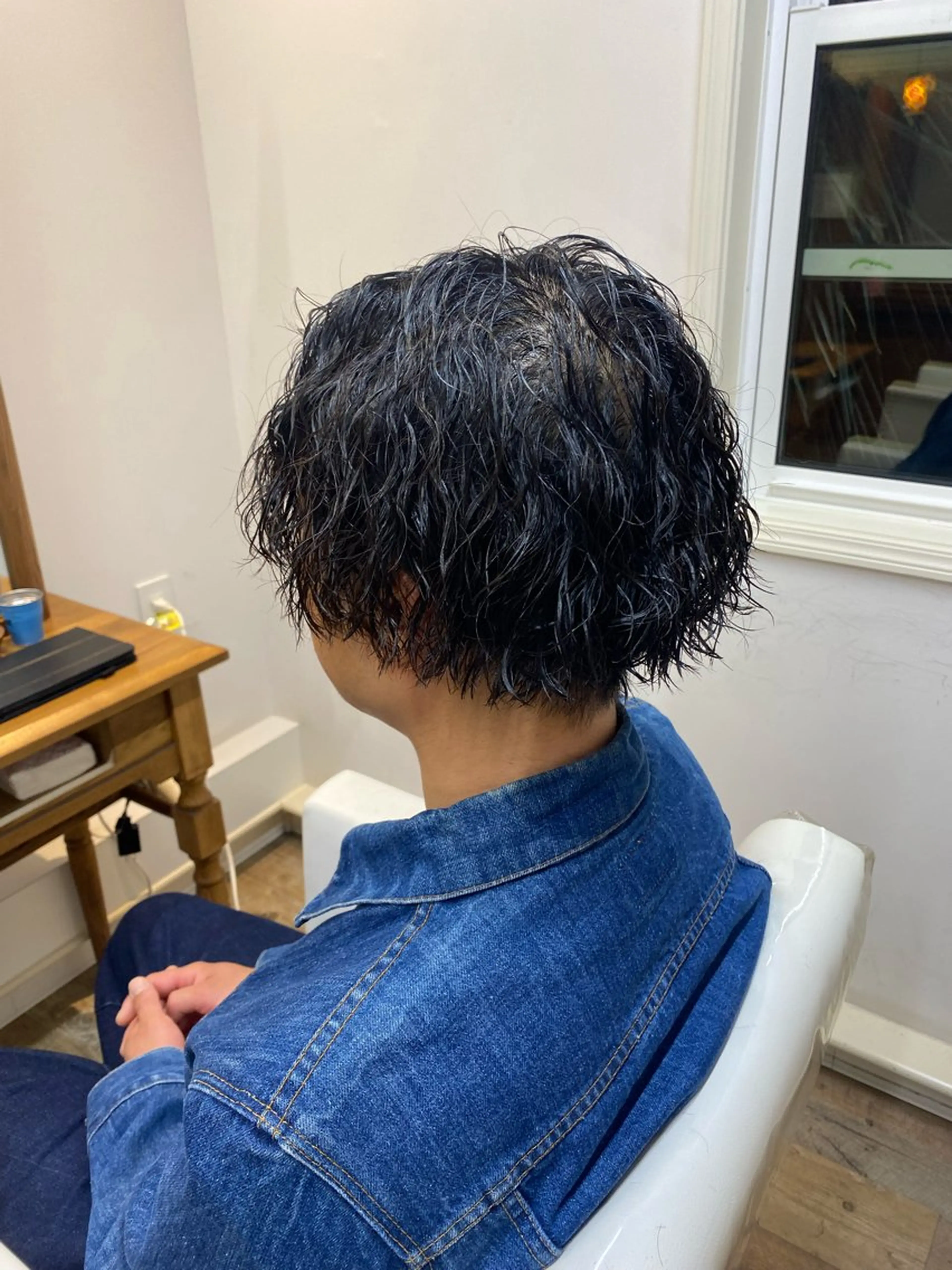 ショート パーマ メンズ 波巻きパーマ hair salon 【ao.】所属・髪質改善/縮毛矯正 /TATSUYAのヘアスタイル