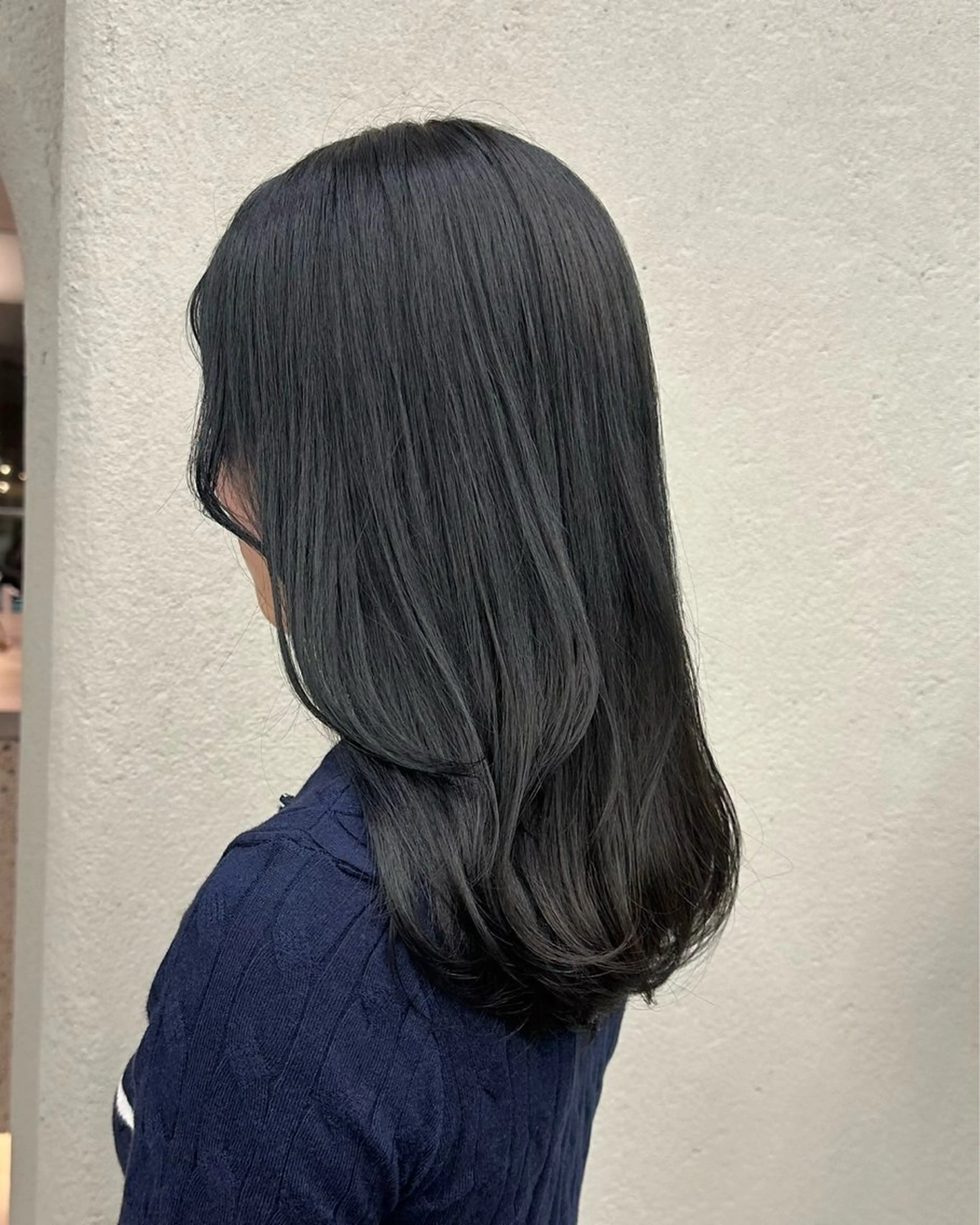 セミロング ツヤカラー🧸💫 のりかのヘアスタイル