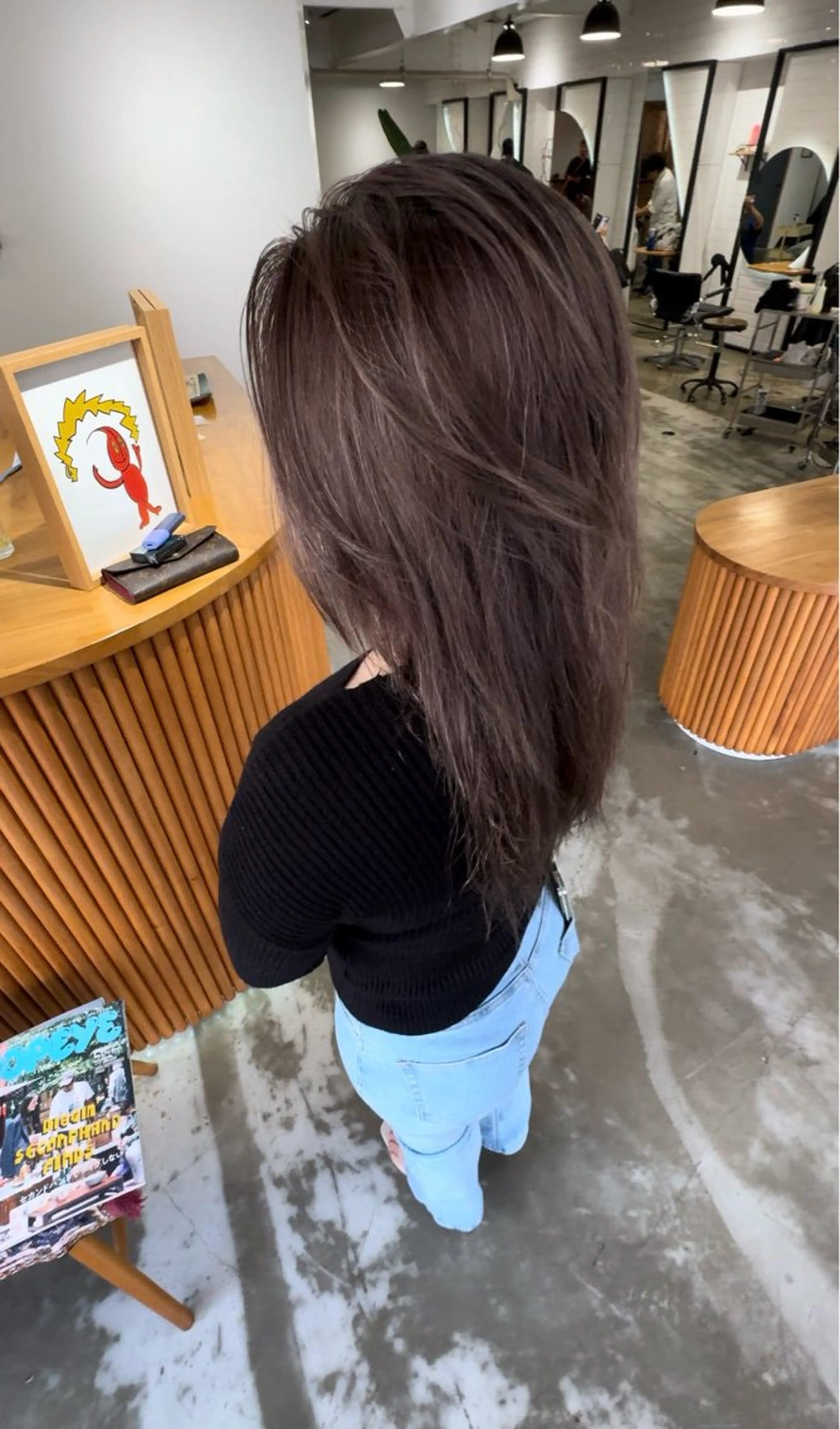 ロング カラー KOU×北谷× BY MY SIDEのヘアスタイル