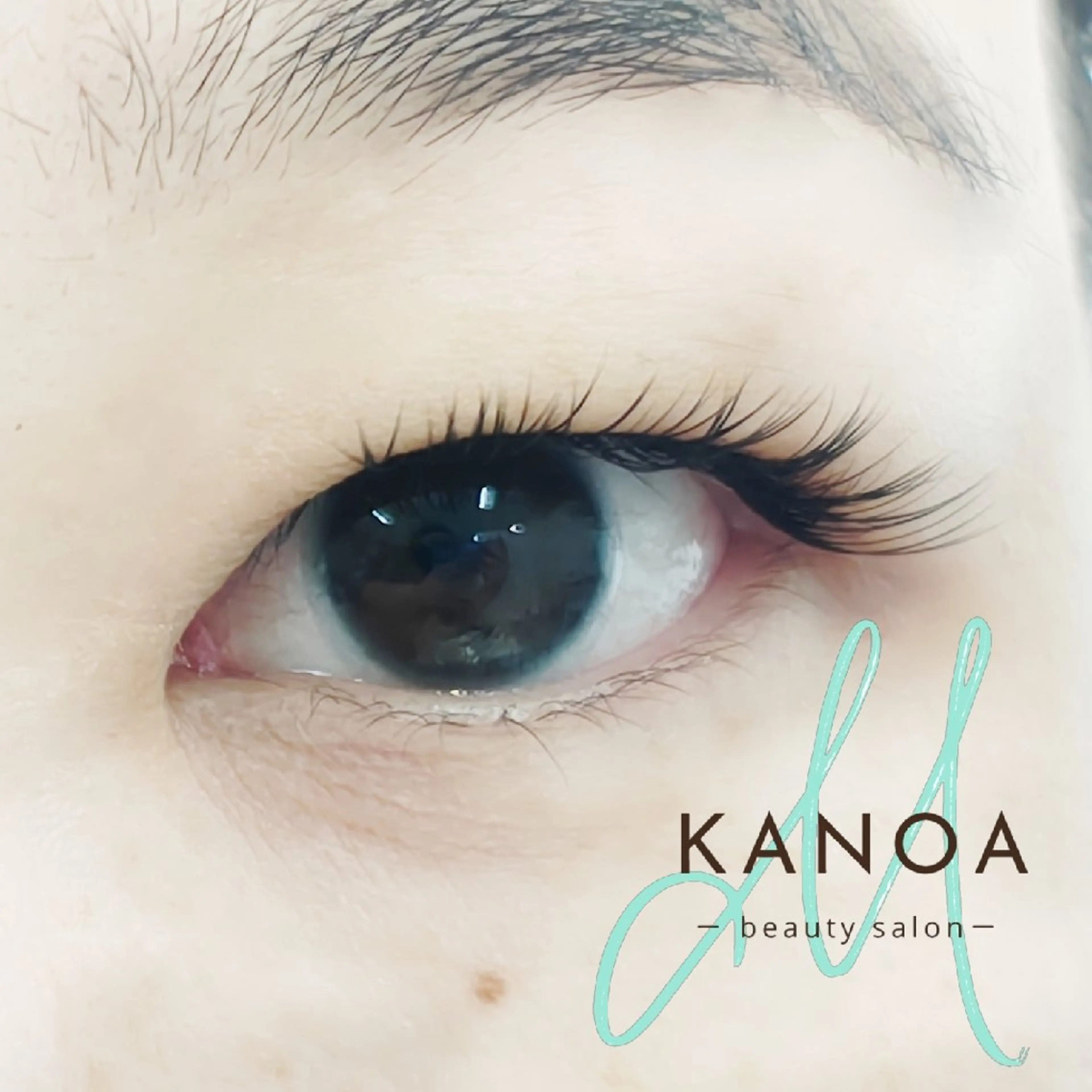 マツエク・マツパ フラットラッシュ KANOA:) miyuのマツエク・マツパデザイン