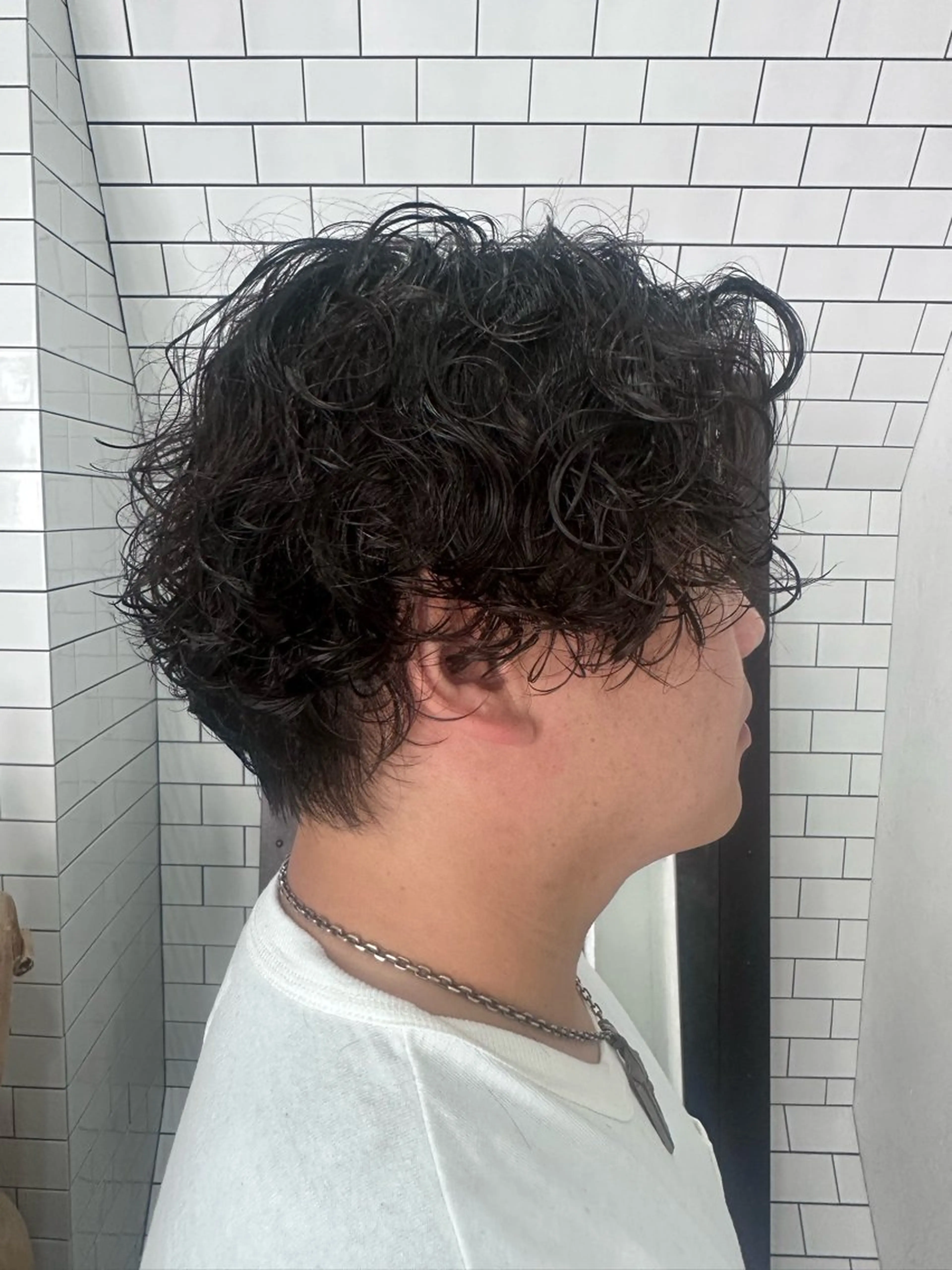 ショート カット パーマ トリートメント 妙見 知洋のヘアスタイル