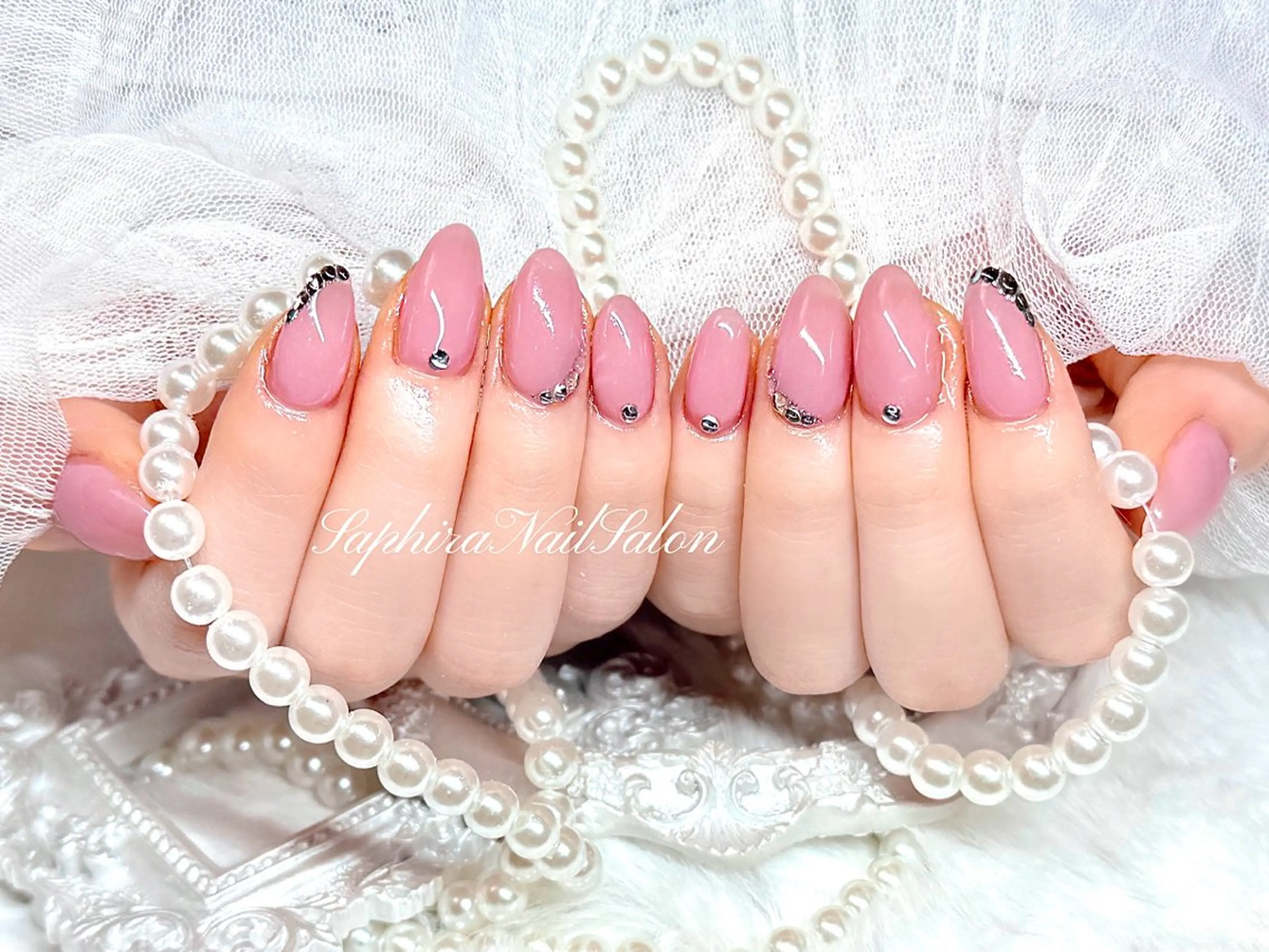 カラー ハンドネイル Saphiraネイル サロン錦糸町のネイルデザイン