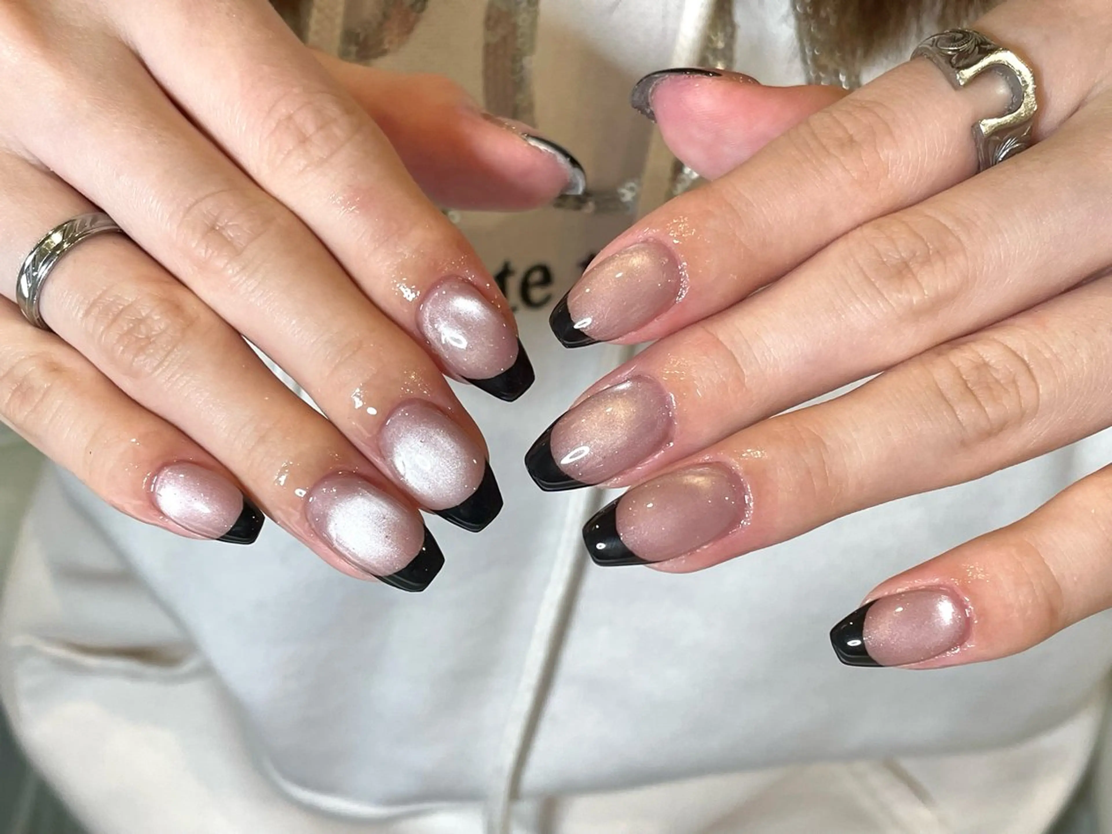 ネイル マグネットネイル ハンドネイル nailsalon Moa所属・nonoka 💕のネイルデザイン