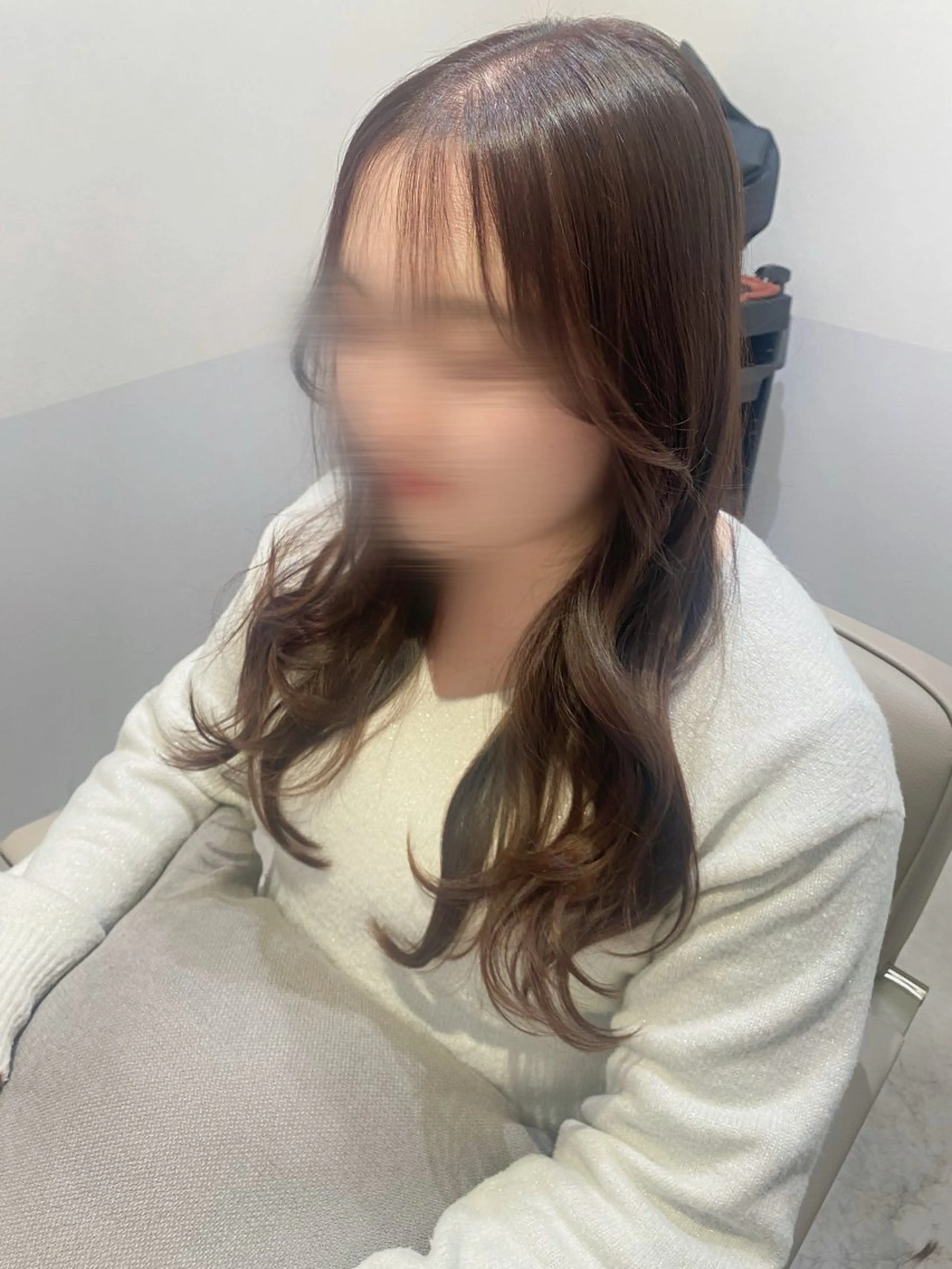 ロング カラー ブラウンカラー ハッシュカット 韓国風ヘア レイヤーカット カット ヘアカラー トリートメント 韓国ヘア・カラー 🩵SHIZUKUのヘアスタイル