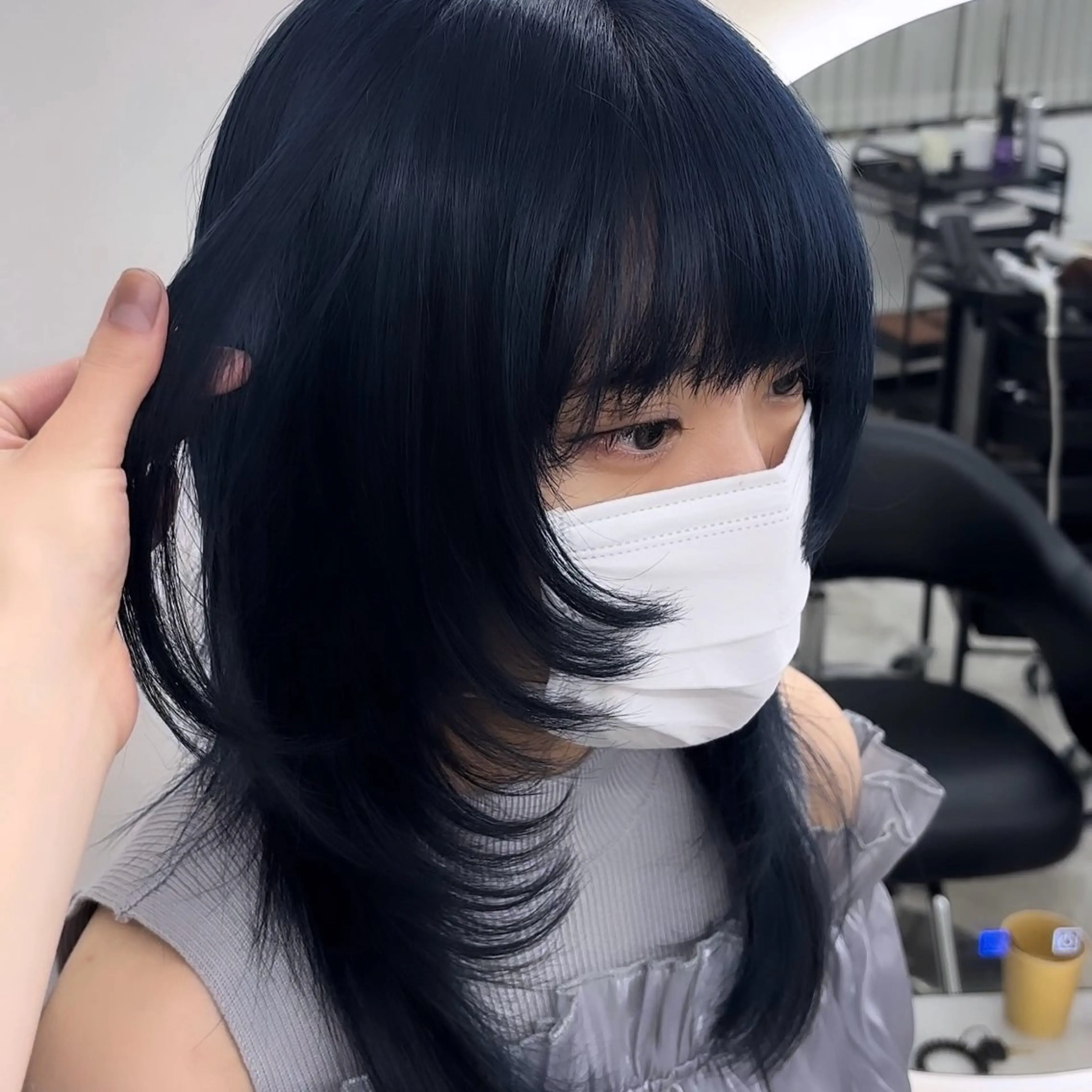 セミロング カラー ヘアカラー Ren. 🦋デザインカラーのヘアスタイル