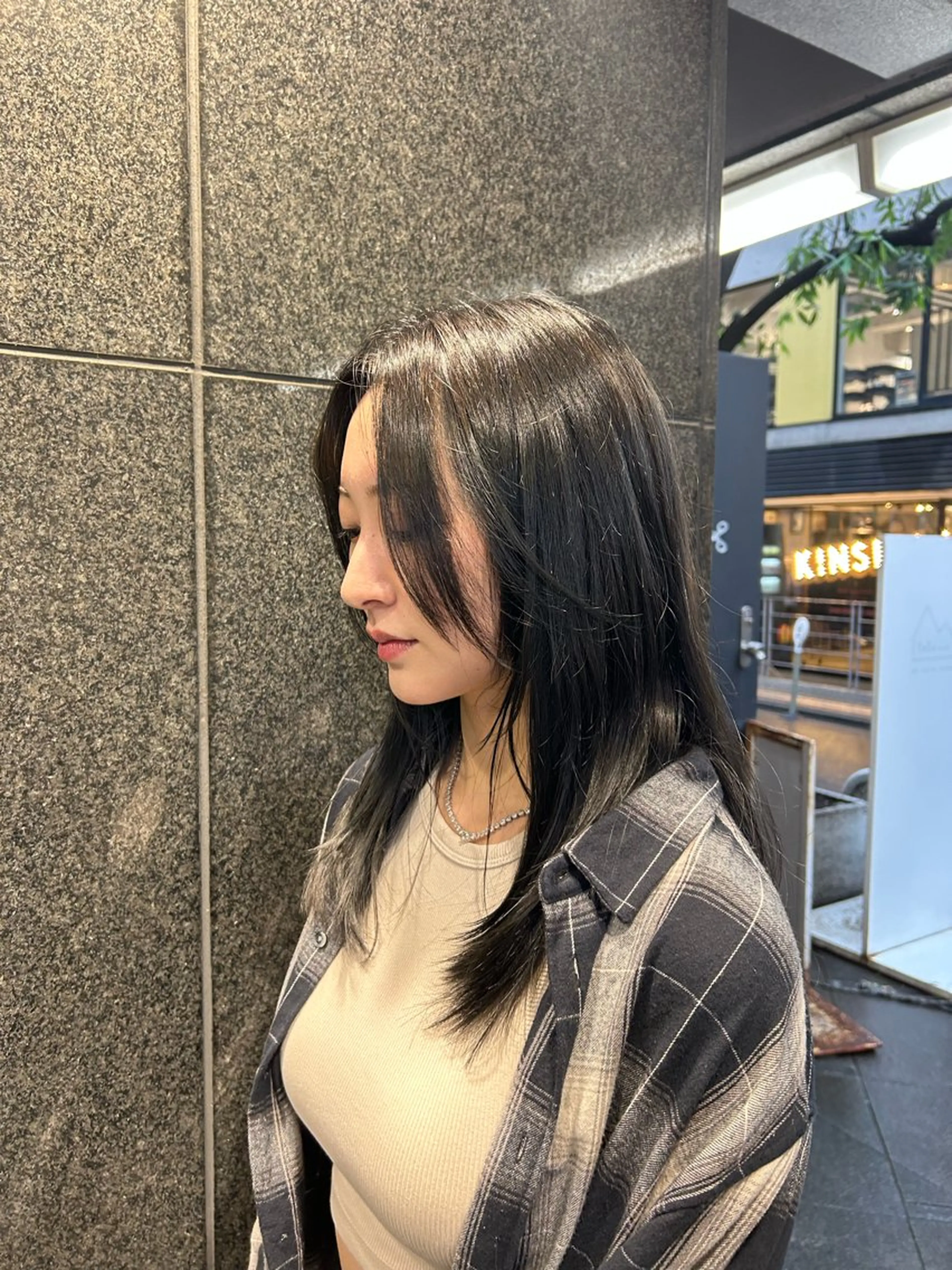 セミロング カラー 原宿/髪質改善 🌴yacoのヘアスタイル