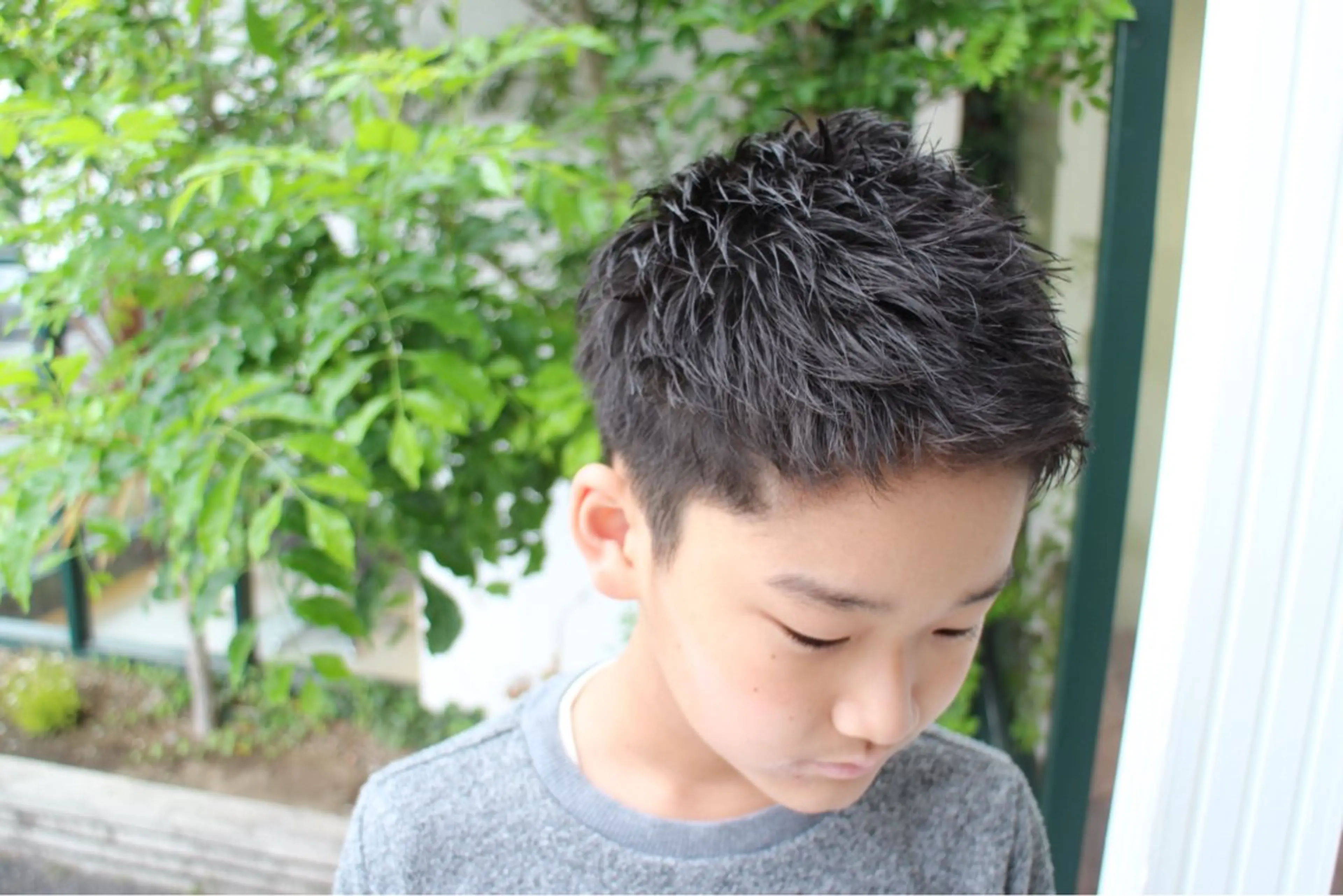 メンズ学生カットの写真