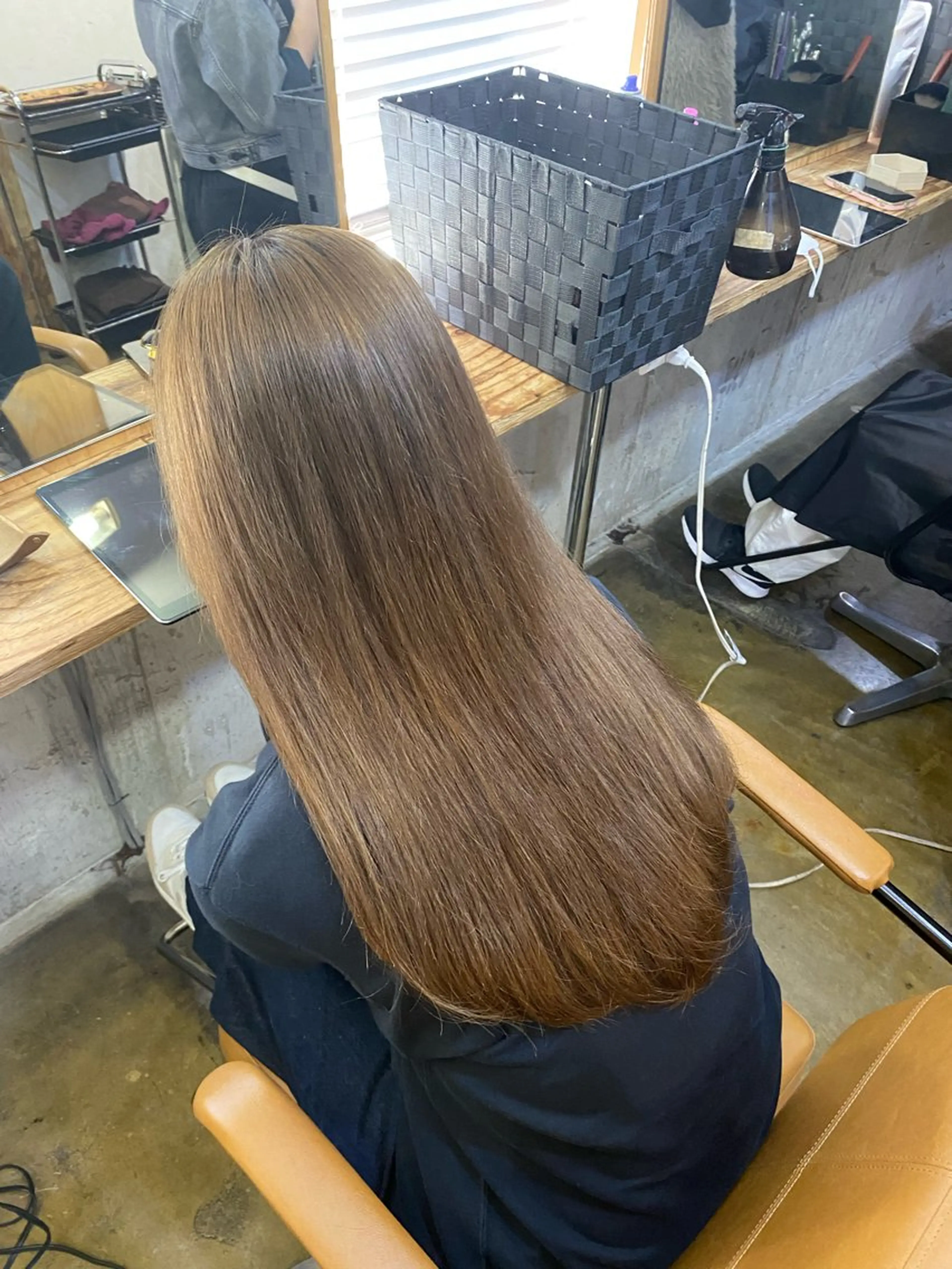 ロング カラー ブリーチカラーと、髪 質改善。HARUKAのヘアスタイル