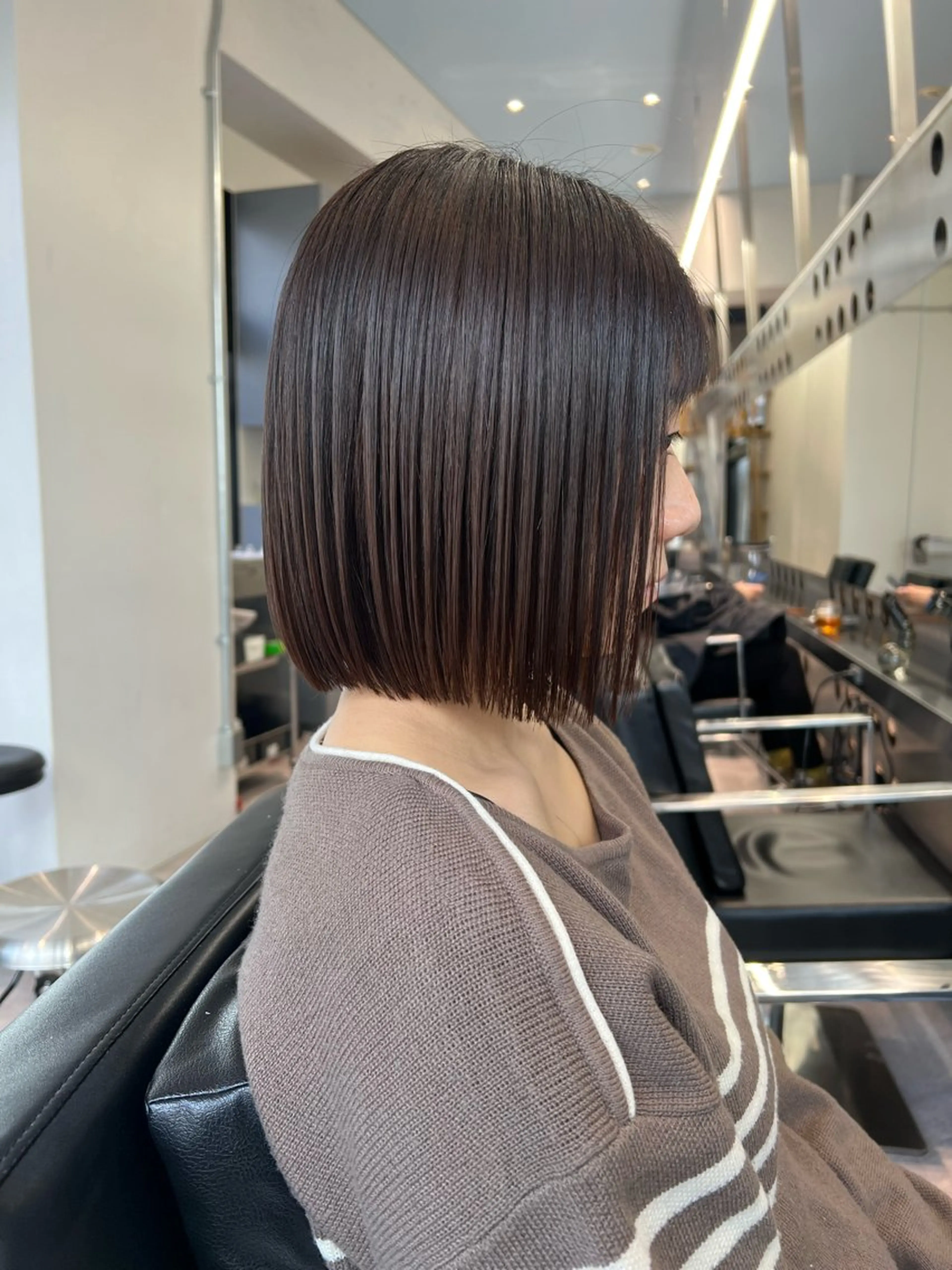 ミディアム カット トリートメント 堀江 /木下椋麻のヘアスタイル