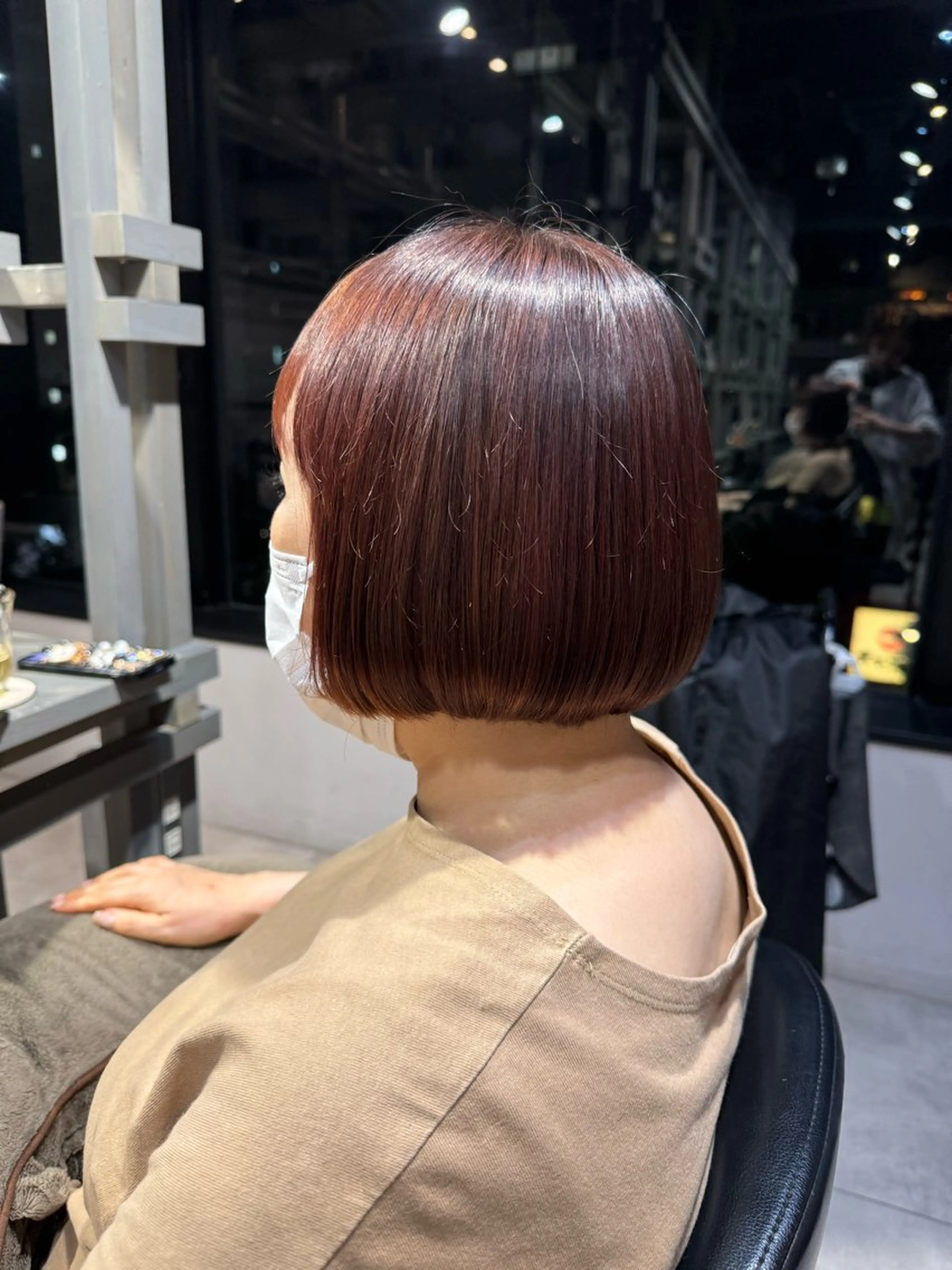 ショート カラー ボブ カット ヘアカラー トリートメント Dxxxx III所属・女性目線の大人 メンズ*Ayakaのヘアスタイル