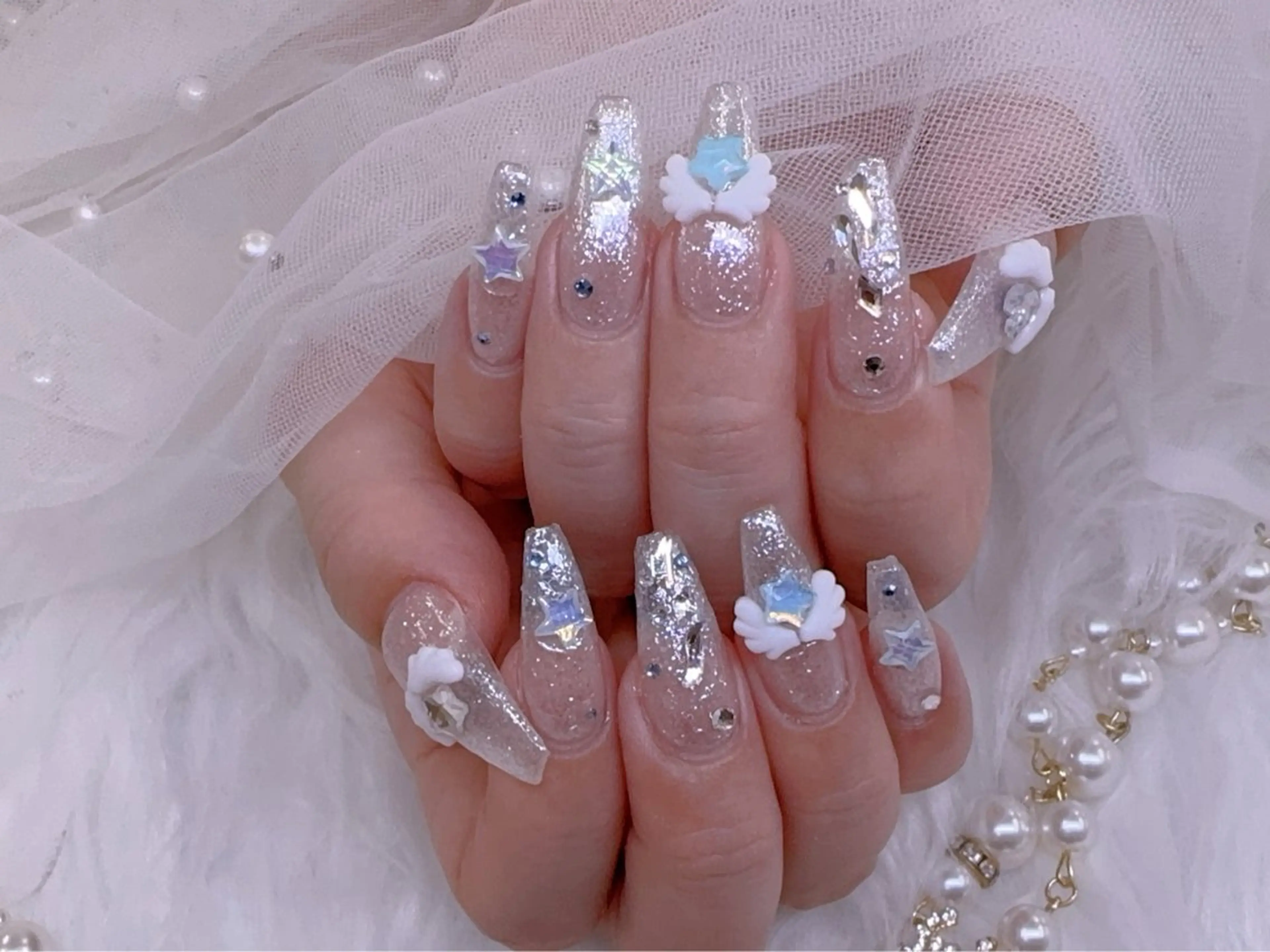 ネイル U・mi  nail salon【長さ出し/パラジェル/持ち込み/定額ネイル/学割U24】所属・Uminail ゆうゆうのネイルデザイン