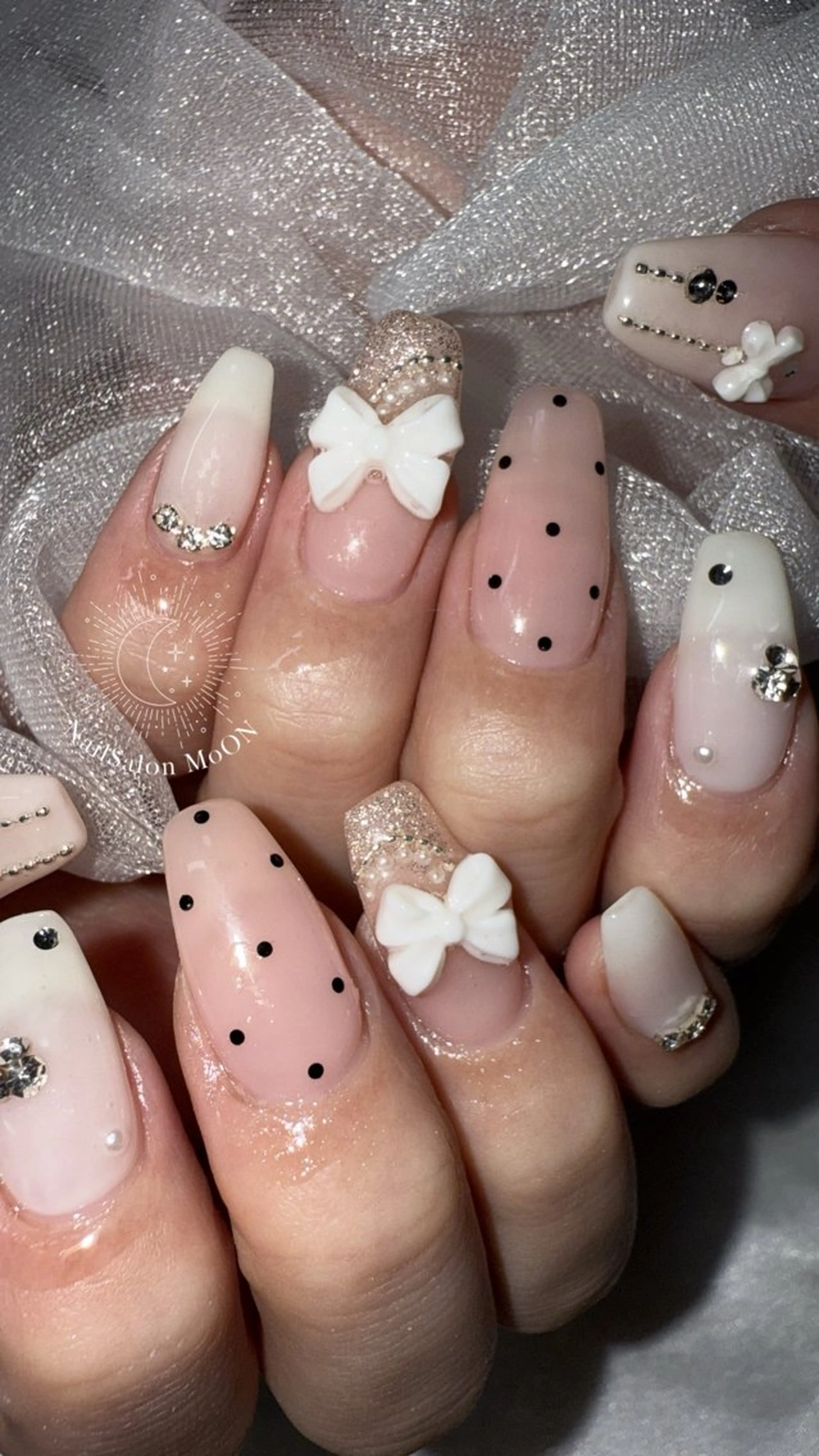 ネイル ハンドネイル ハンドケア MoON...❤︎ MeGuのネイルデザイン