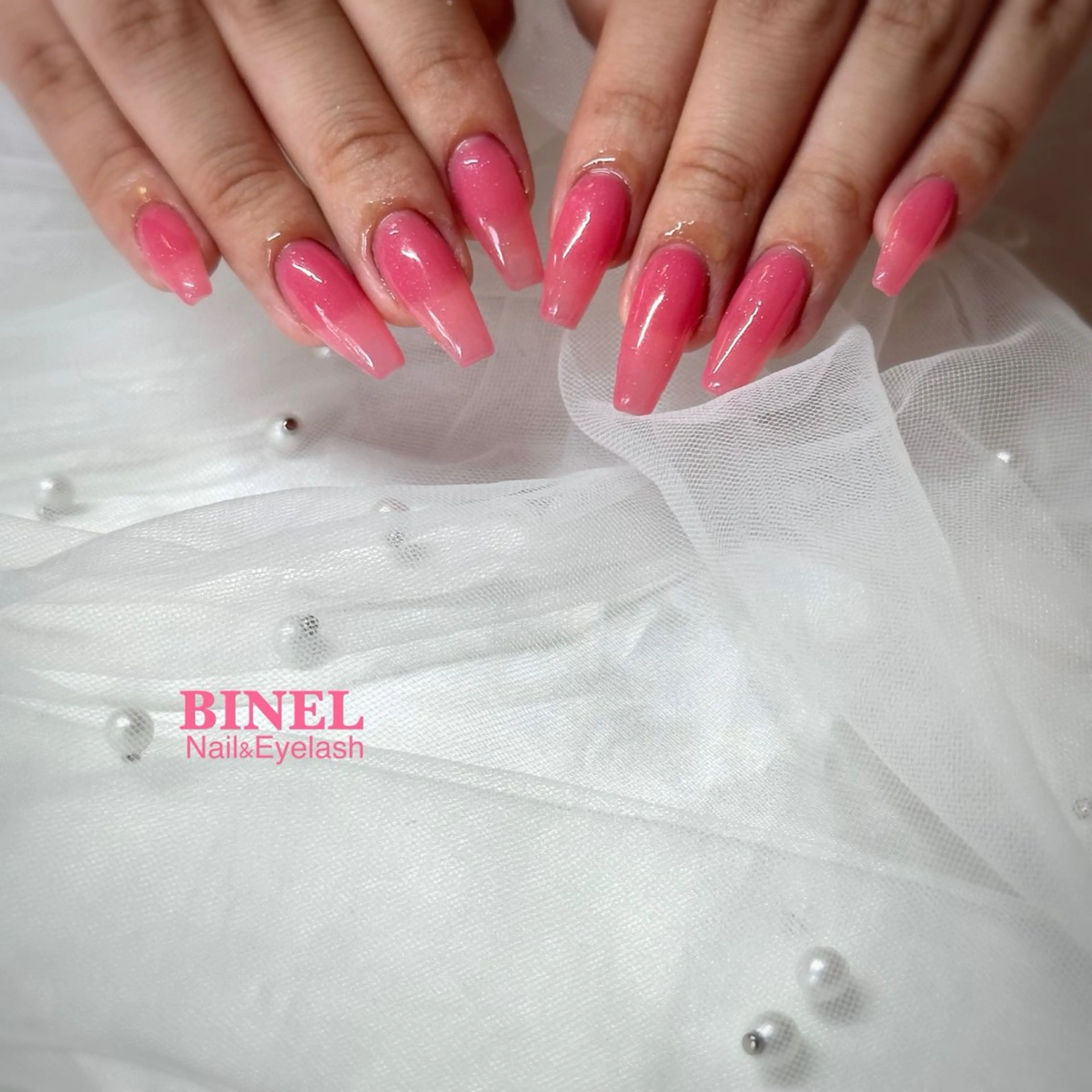 【チップ10本長さ出し】ワンカラーorラメグラメニュー💙の写真