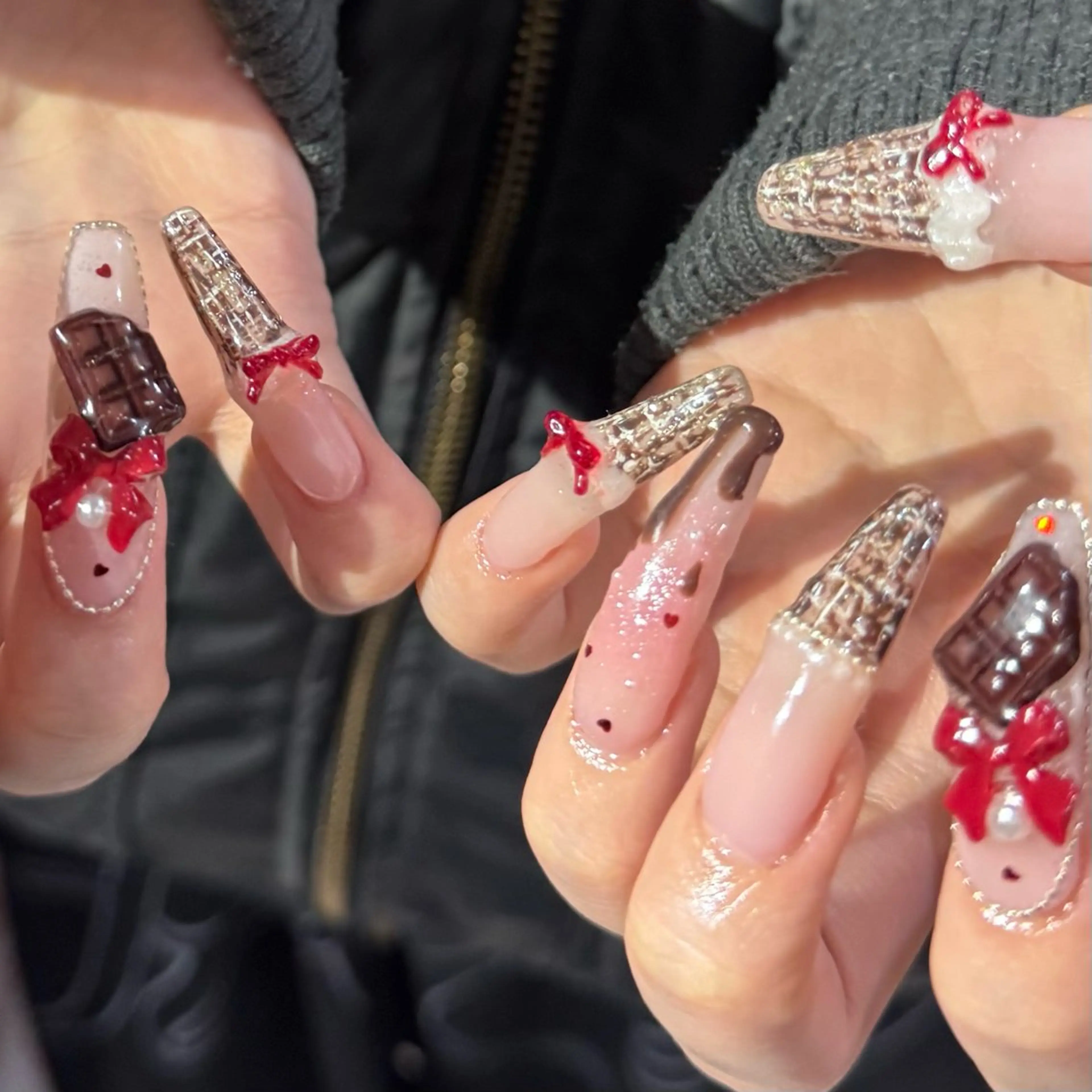 ロング 小川 柚香のネイルデザイン