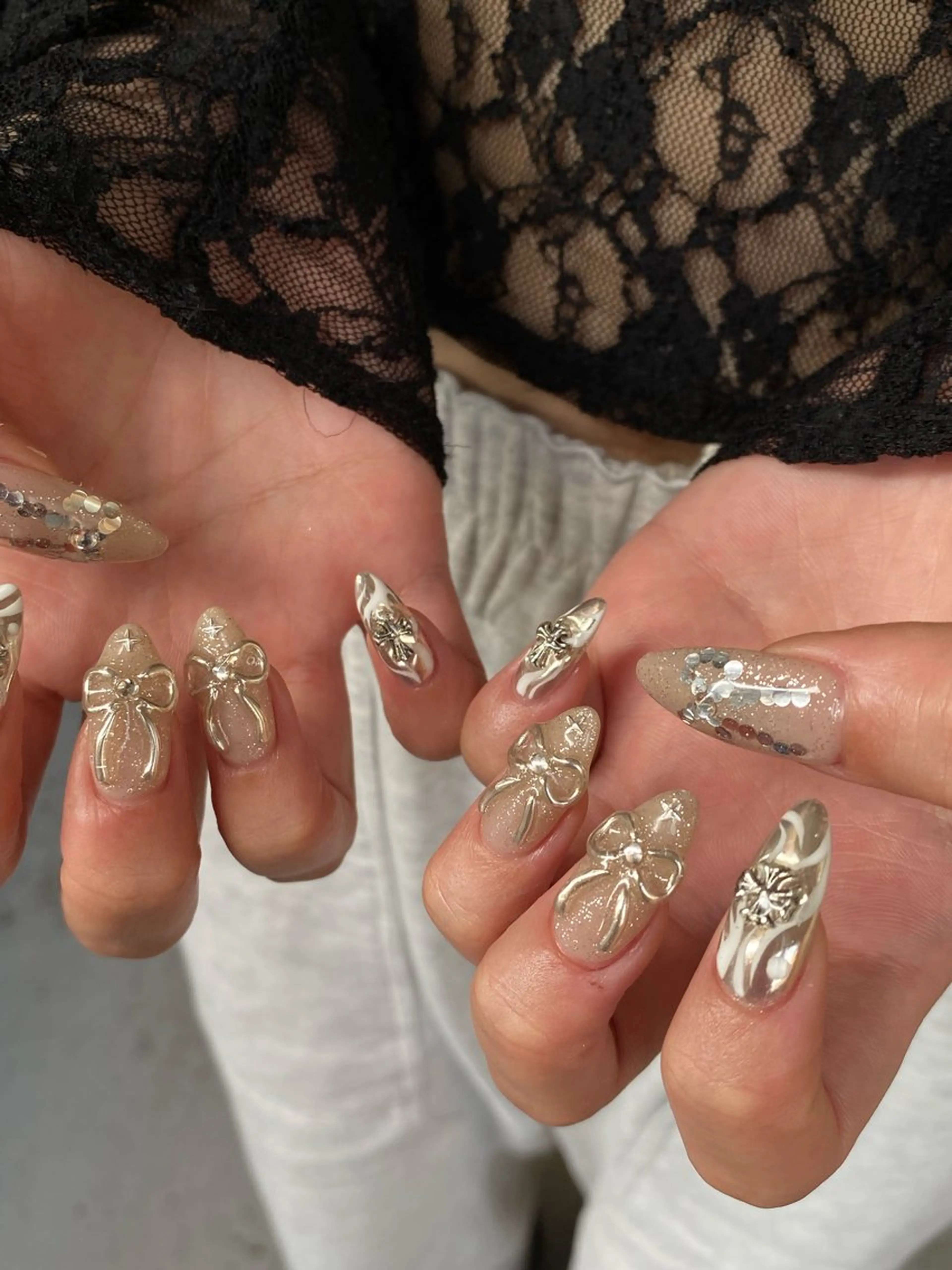 ネイル 持ち込み ハンドネイル nail salon suiのネイルデザイン