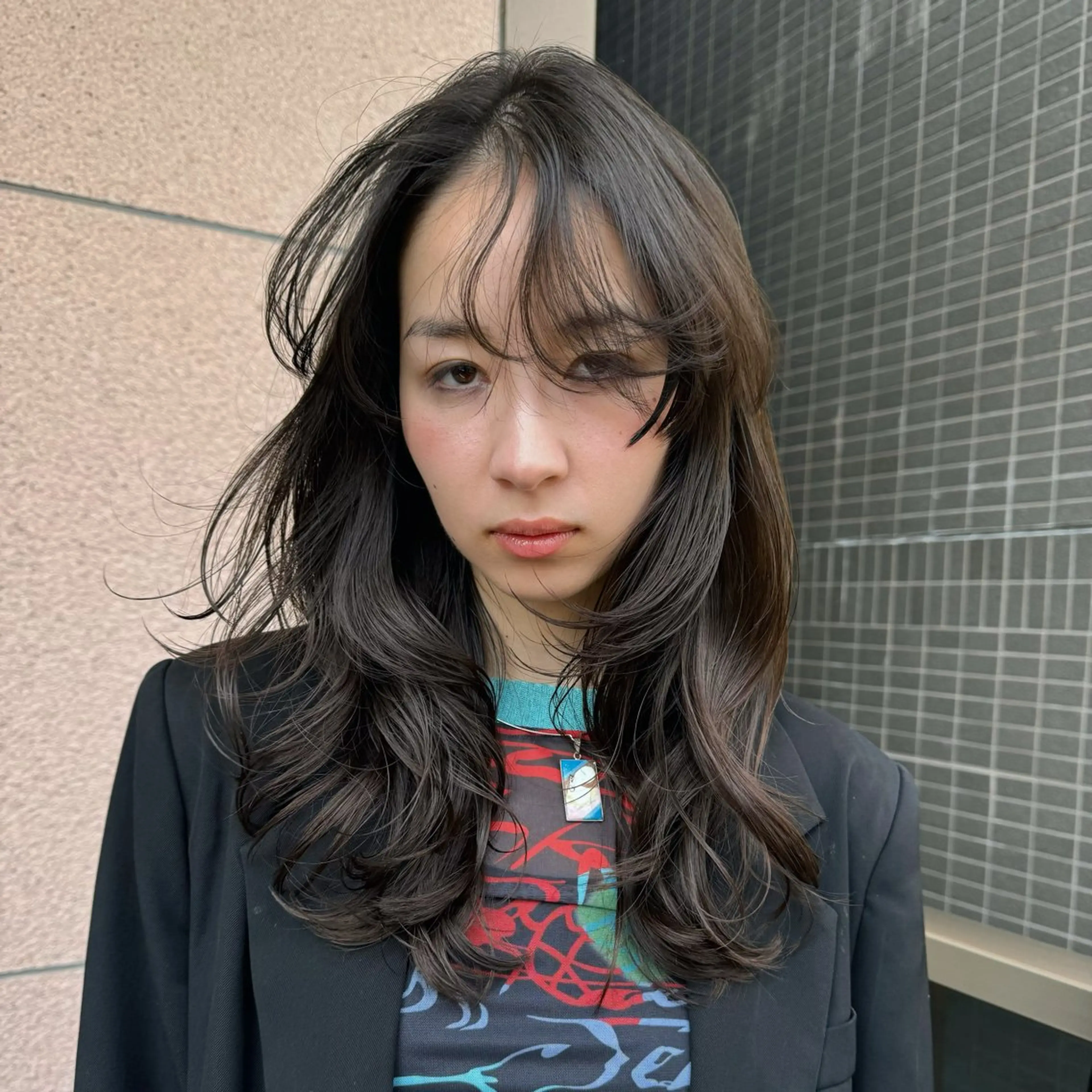 ロング カット ヘアカラー トリートメント 🩵縮毛矯正・ボブ 岩原朋也🩵のヘアスタイル