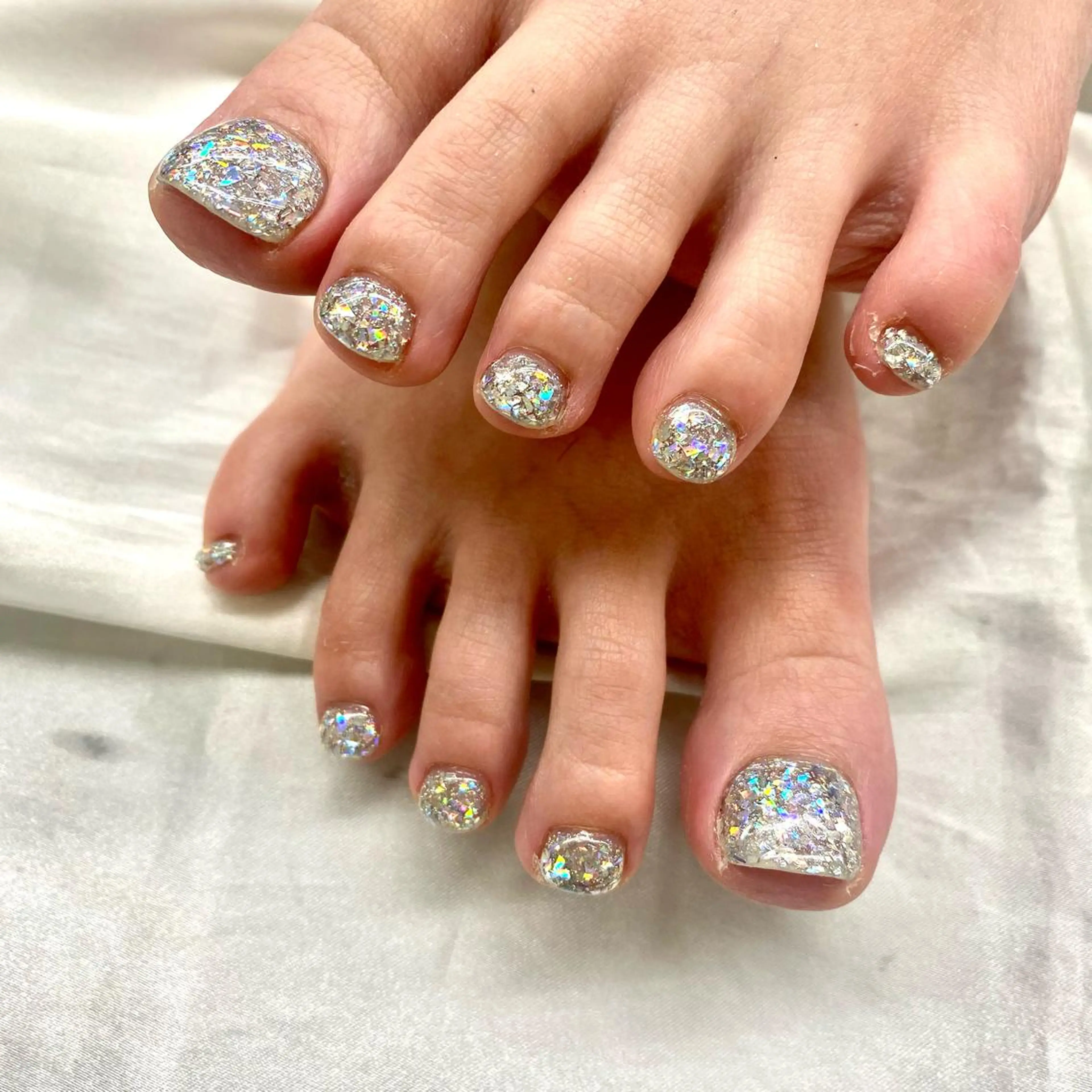 🦶【オフ有り】フットシンプル💅✨「パラジェル＋1100円」（オフ代別途）【元町・中華街】の写真