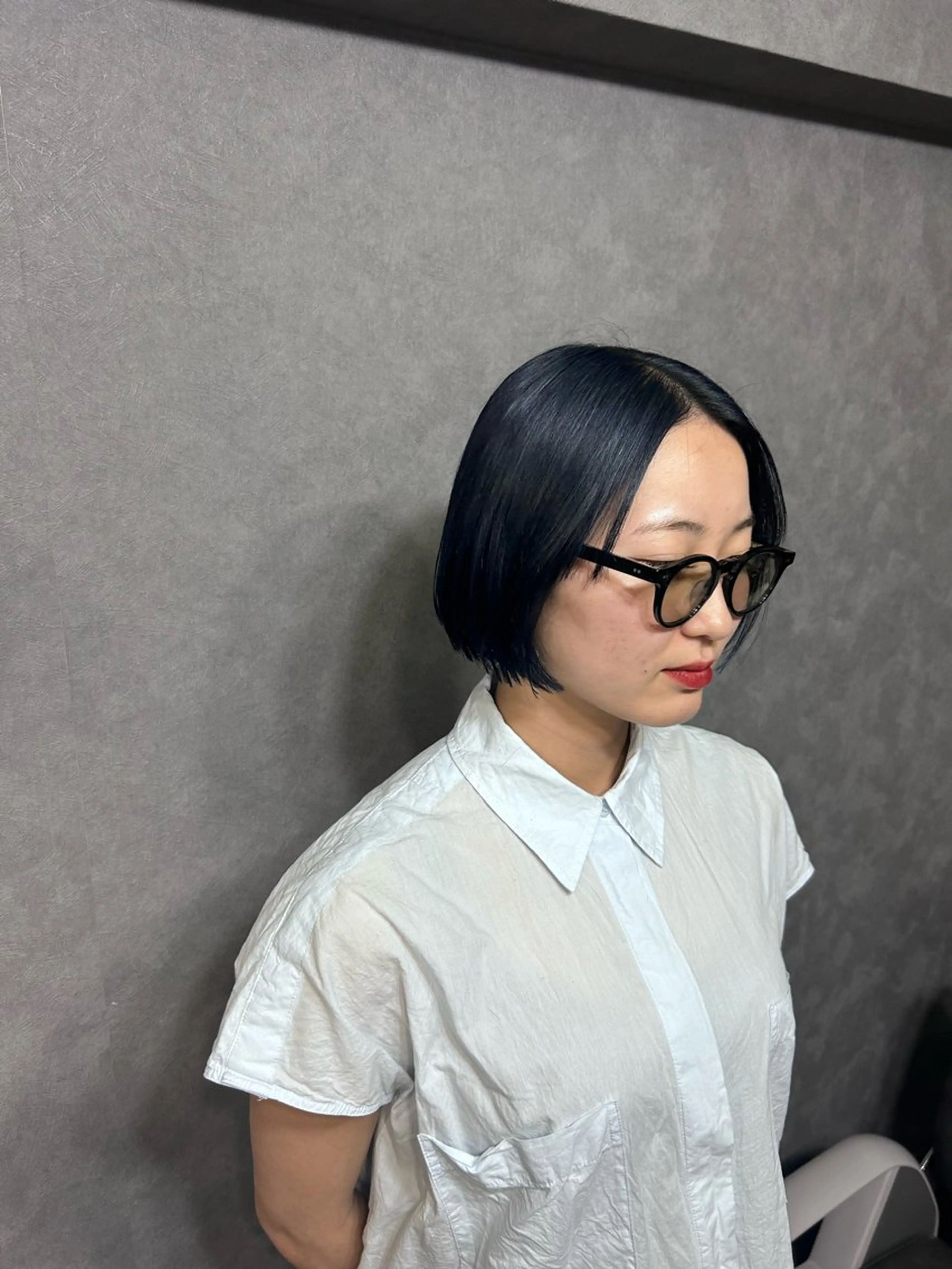 カラー ブリーチ ブルーカラー chouette/ 根本優希のヘアスタイル