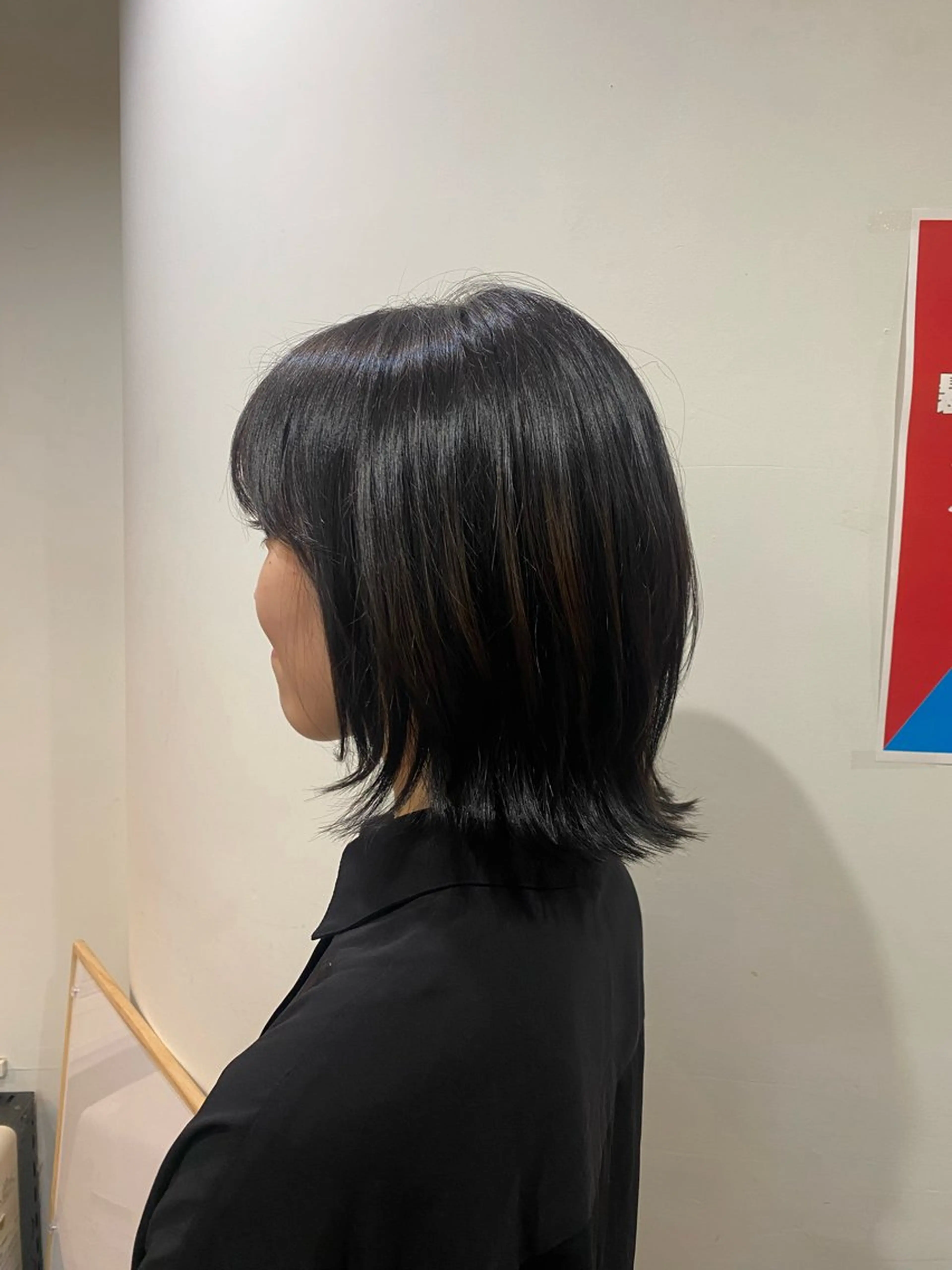 ミディアム ボブレイヤー ボブ レイヤーカット I's hair NUBOU所属・小守林 蘭のヘアスタイル