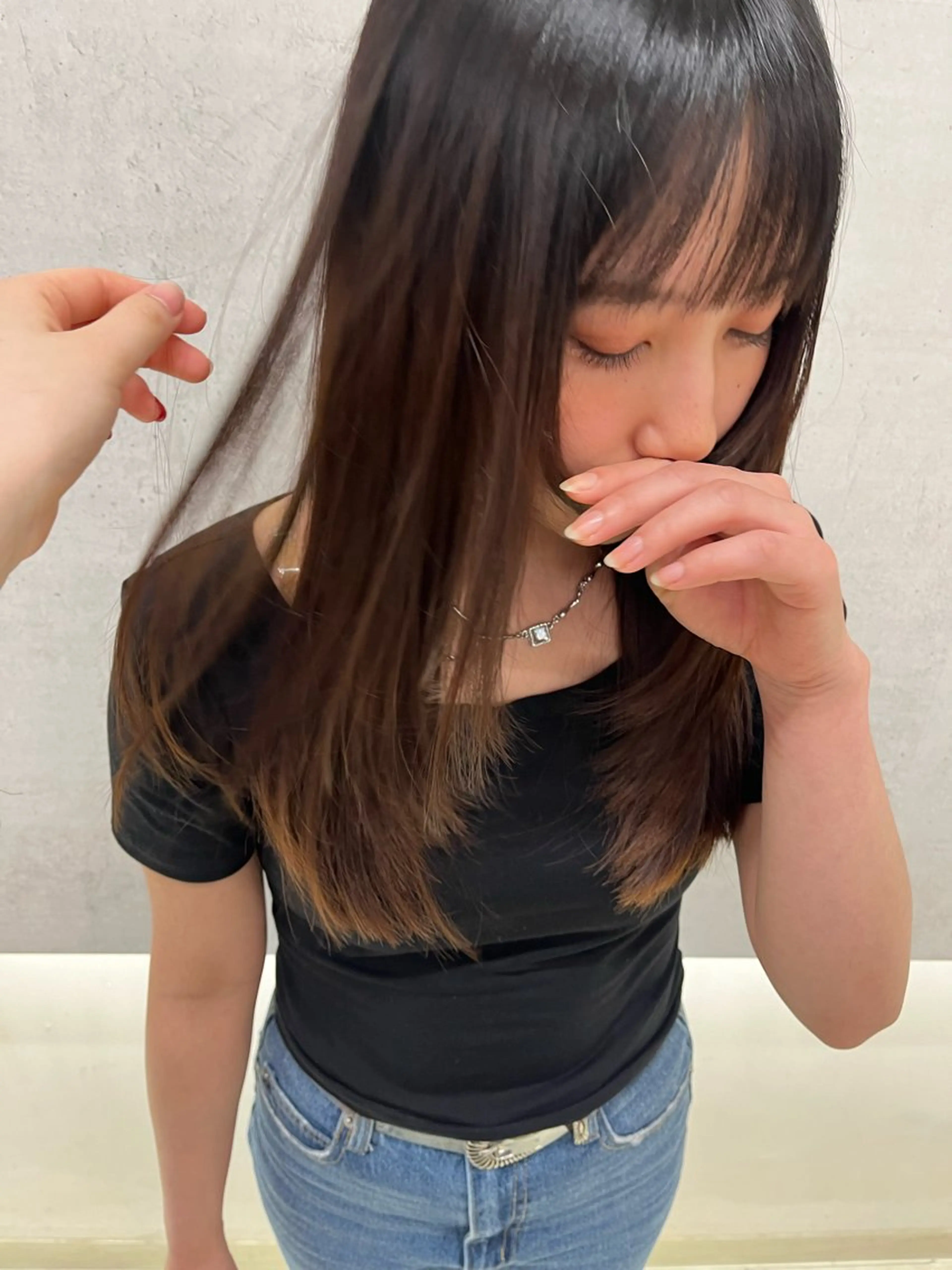 ロング レイヤーカット kchiara所属・yura /レイヤーカットのヘアスタイル