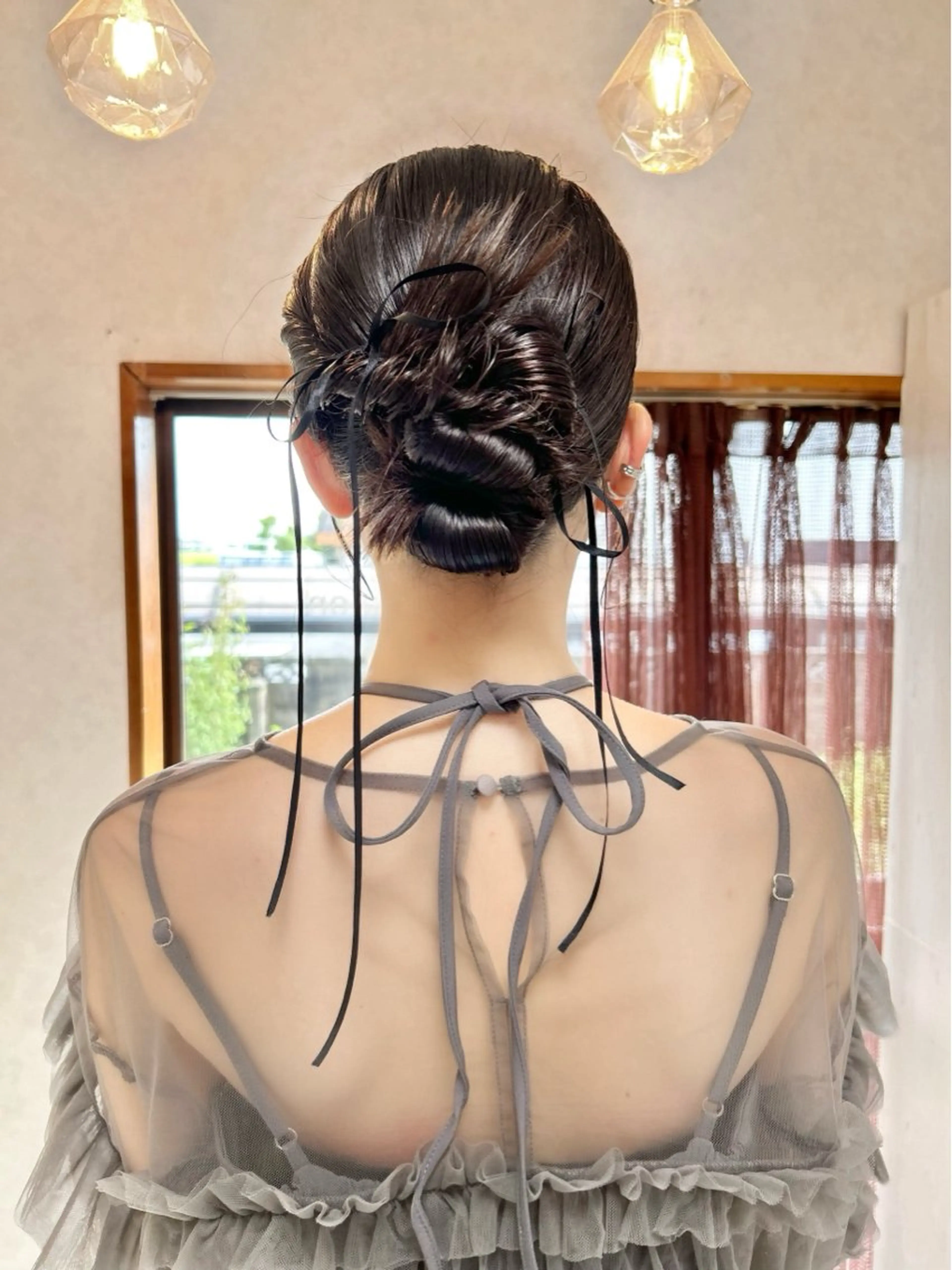 ロング ヘアアレンジ ヘアセット ナカジマ ナナのヘアスタイル