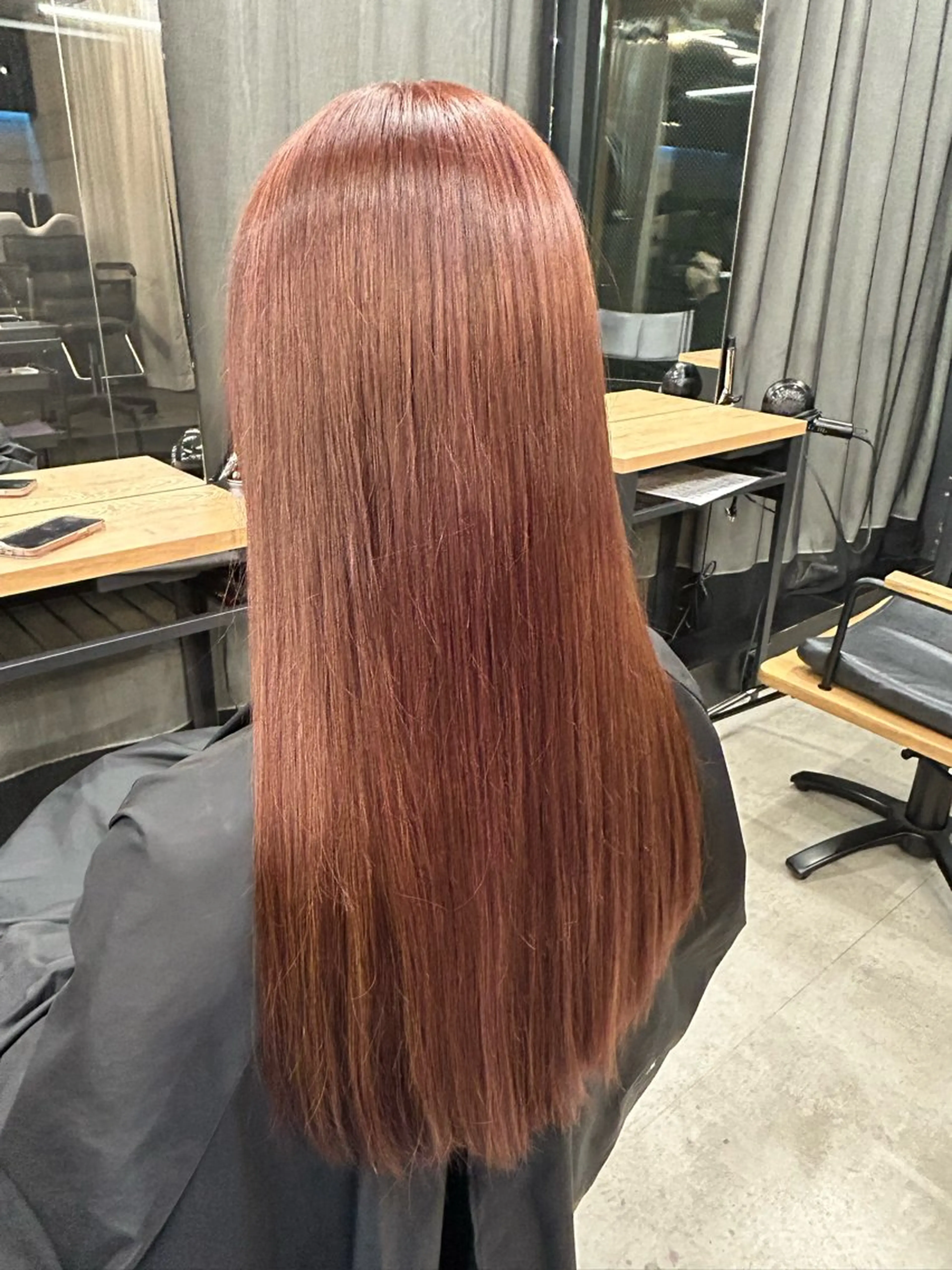 ロング 女性らしいモテヘア 韓国ヘアhikariのヘアスタイル