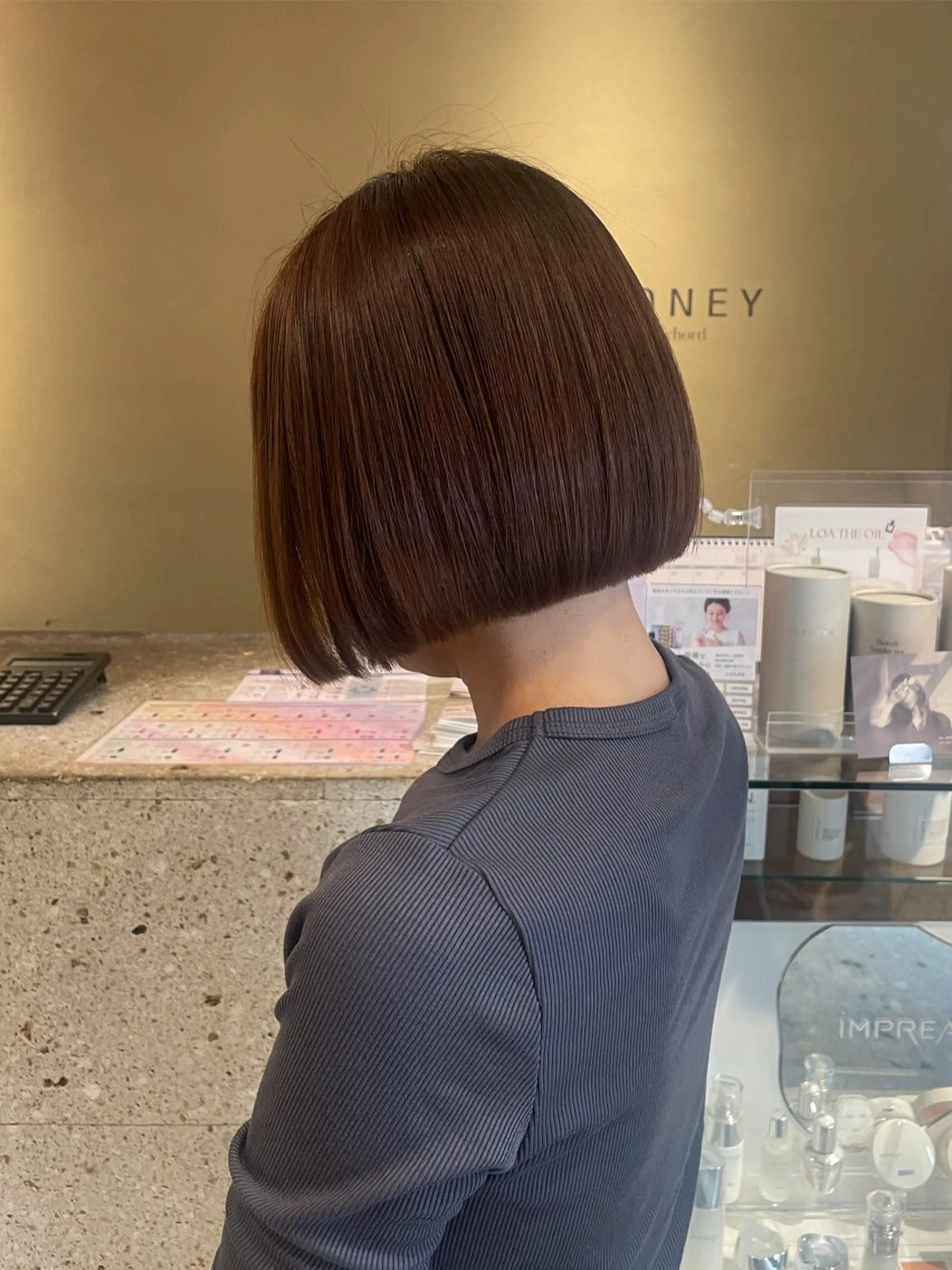 ショート 𝒚𝒖-𝒓𝒊 ⸝⋆艶color🌙のヘアスタイル