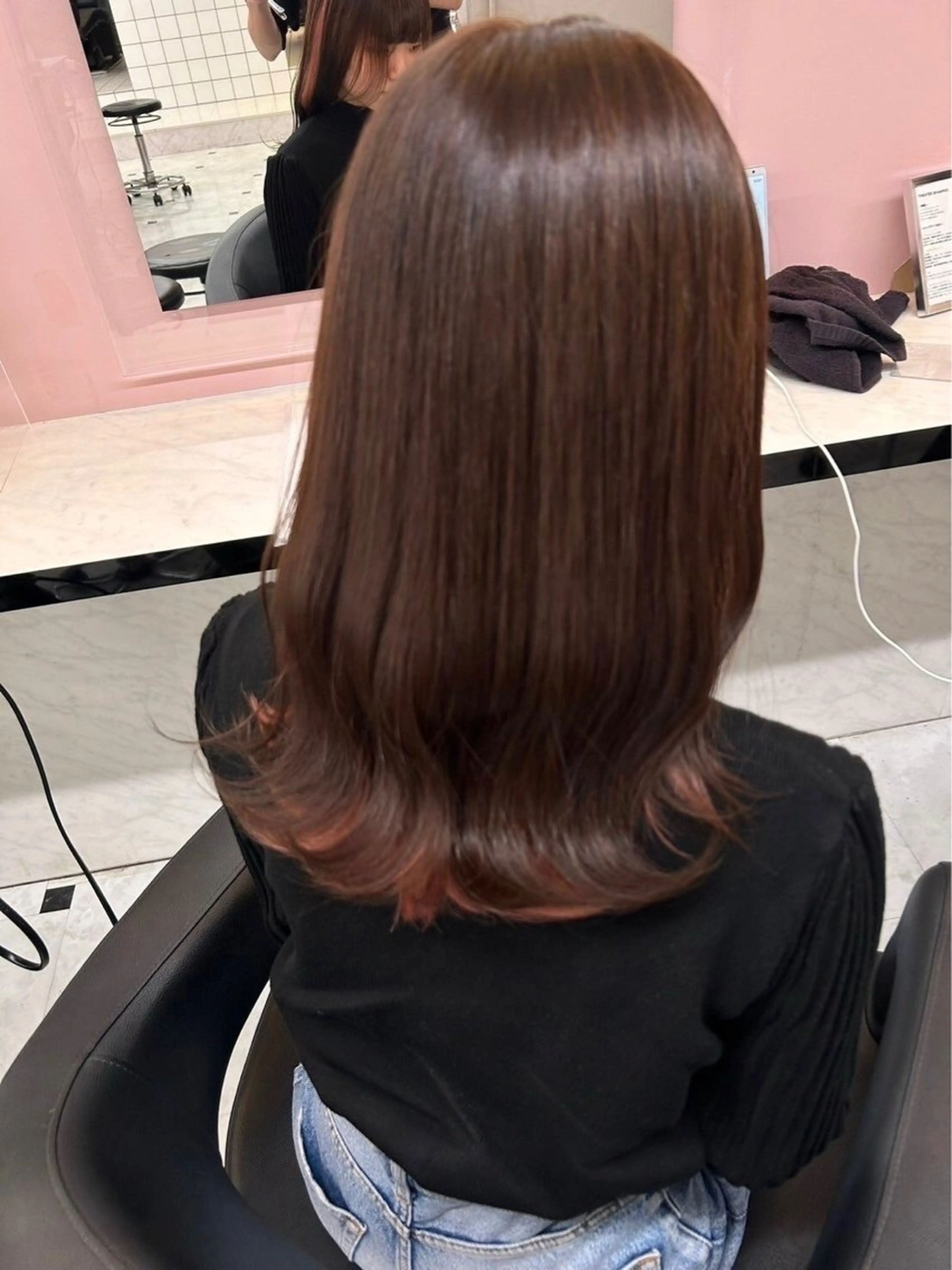 カラー Colore【コローレ】所属・‎🤍透明感カラー‎ ‎🤍chiiのヘアスタイル