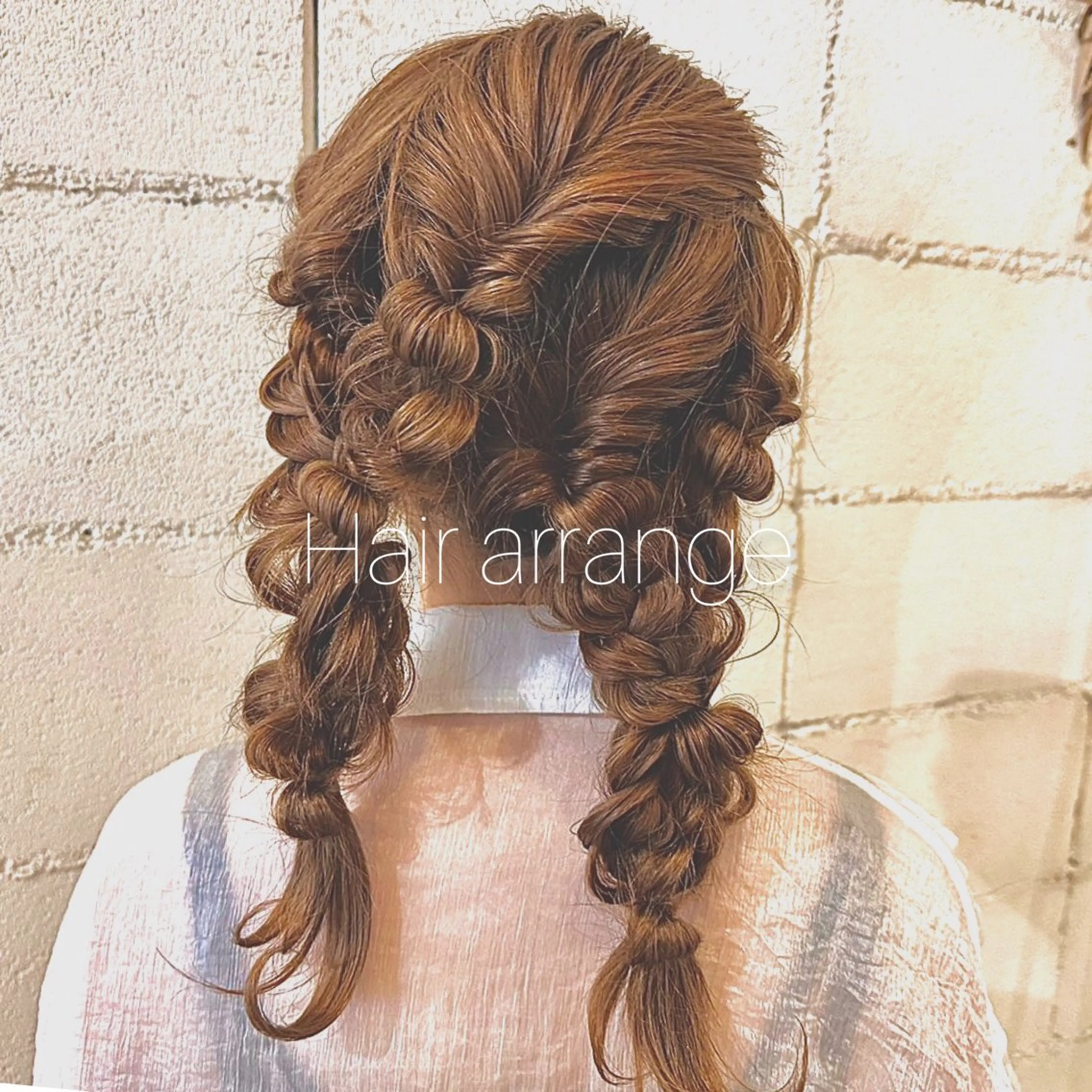 ロング ヘアアレンジ 𓅰なかがわ ふみな𓅯のヘアスタイル