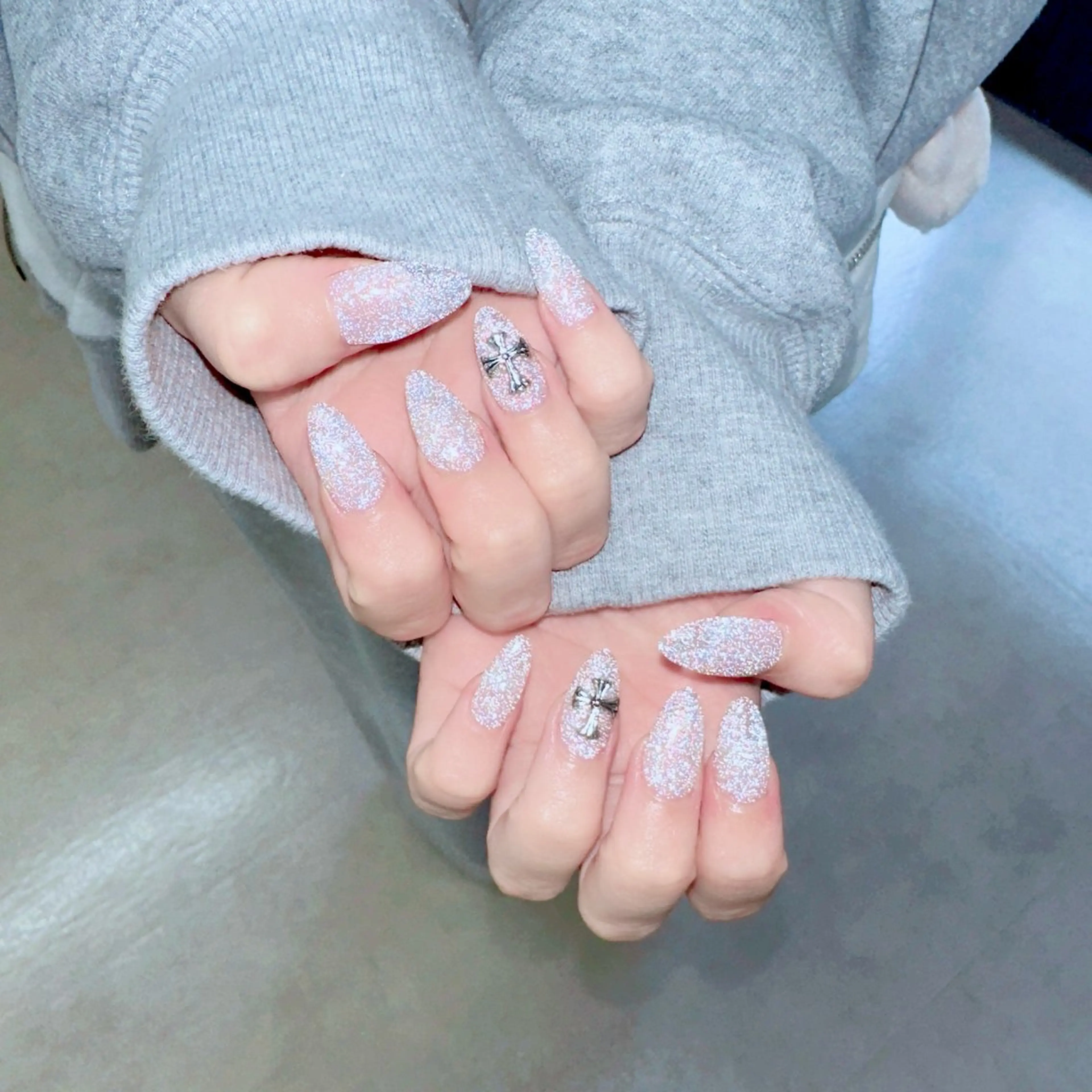 ネイル アートネイル ジェルネイル グラデーション キラキラネイル ラメ(グリッター) ハンドネイル Viola. 優花のネイルデザイン