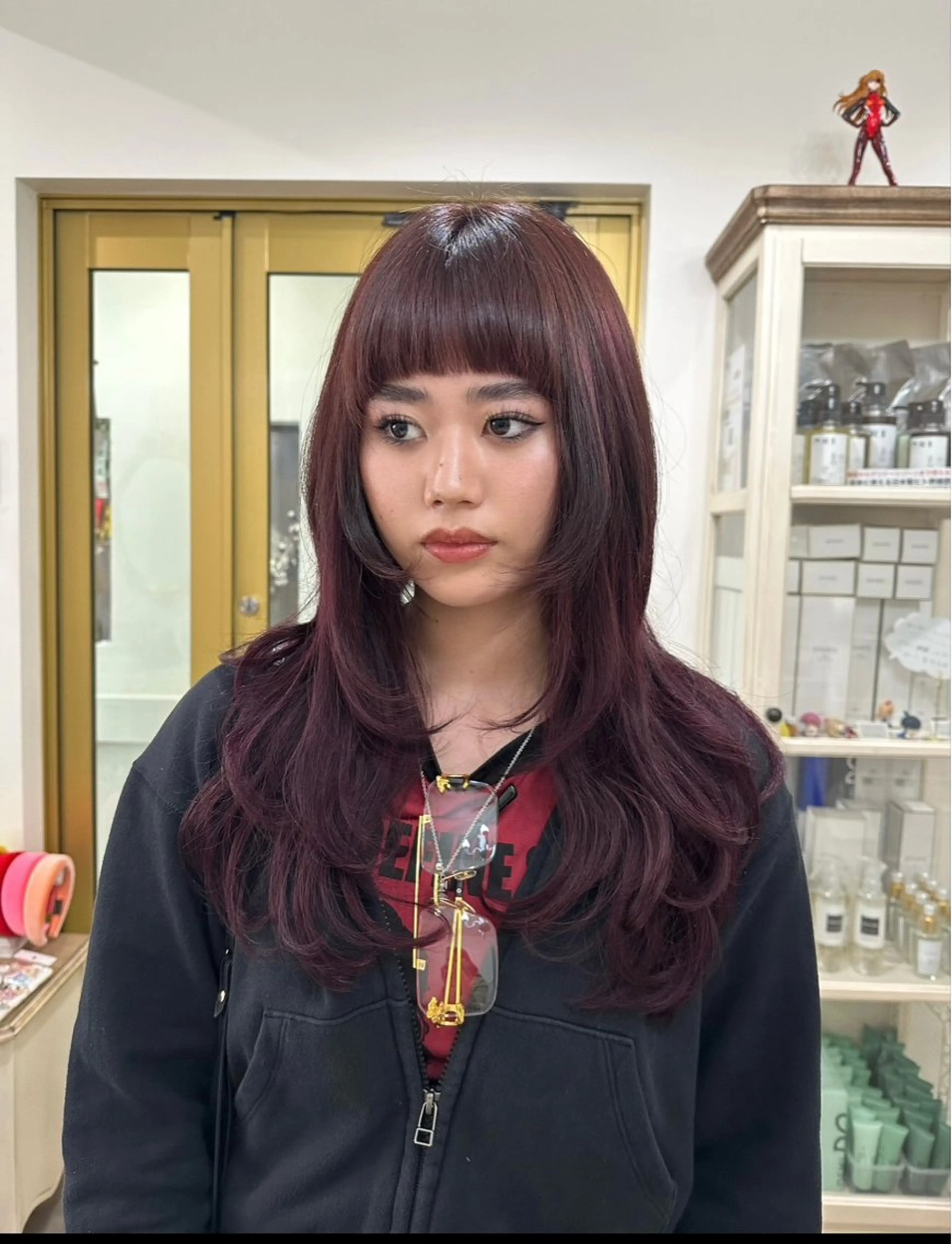 ロング エクステ ORIKA 美容室のヘアスタイル