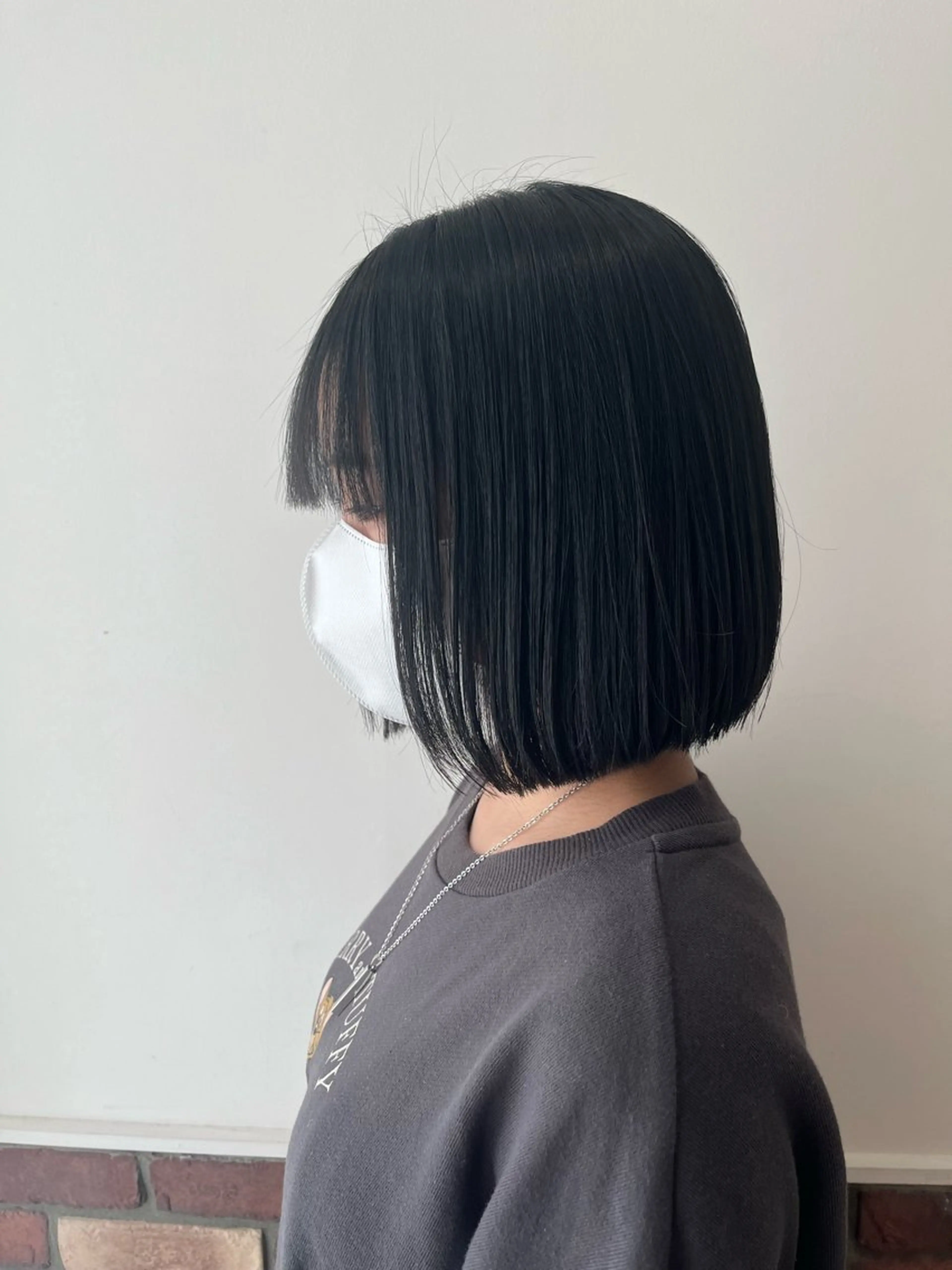 ミディアム ボブ🍊暖色カラー 浅草【Bob美容師】のヘアスタイル