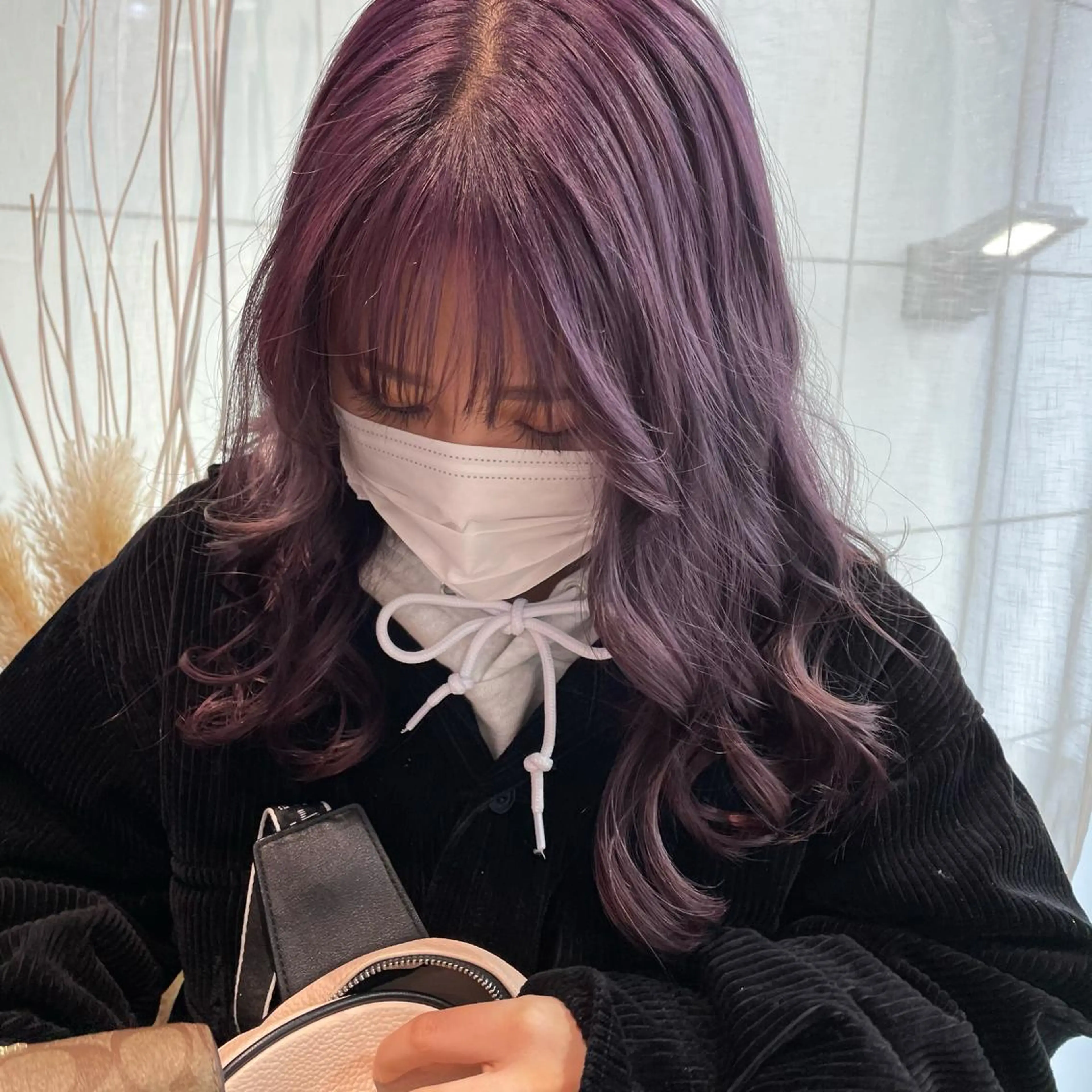 セミロング カラー ブリーチ ケアブリーチ ダブルカラー ヘアカラー トリートメント 韓国ヘア🦋 MIYUのヘアスタイル