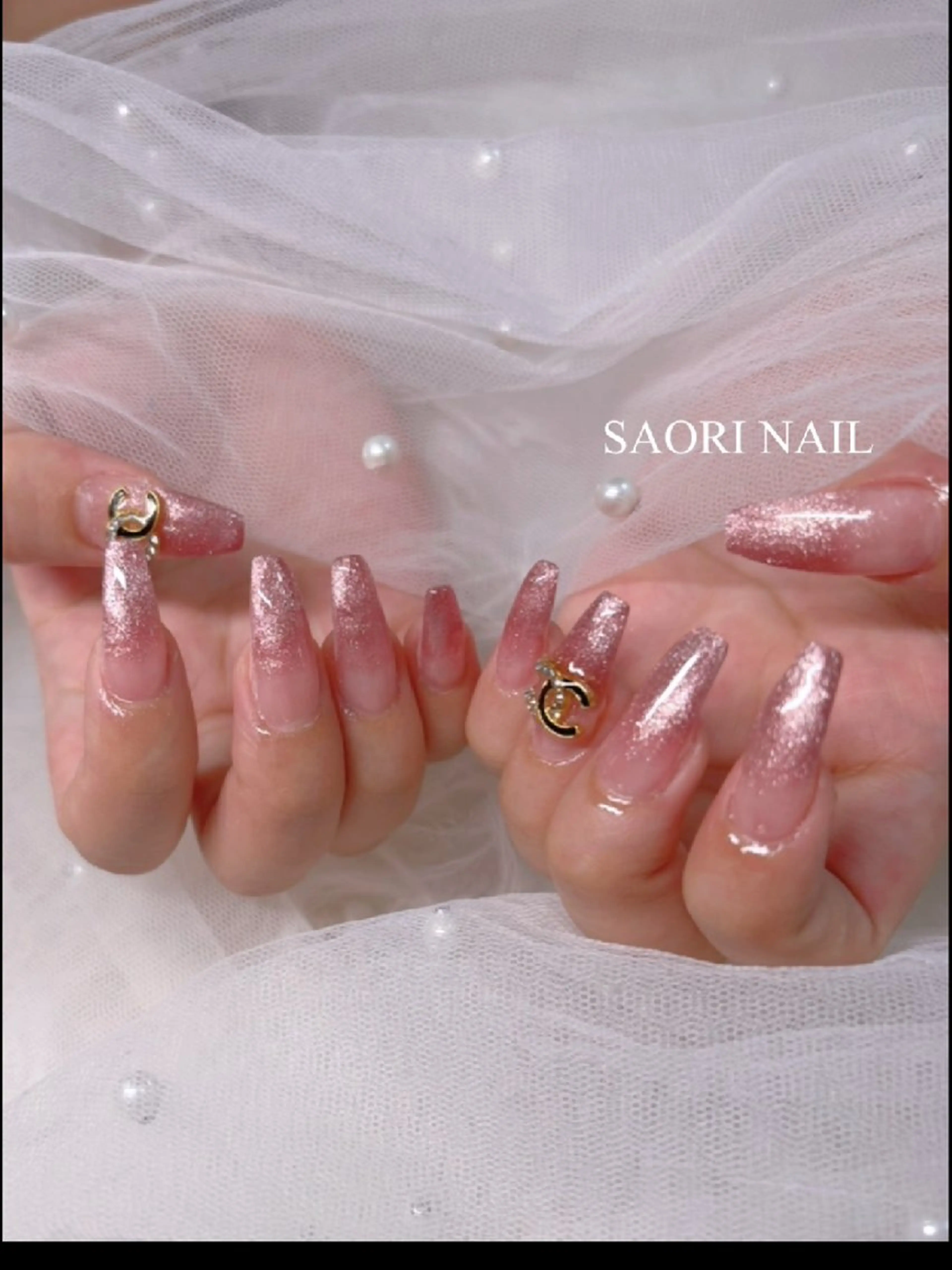 1級所持✨️ゆっくり丁寧コース🌸8月限定🌸最新スカルプ　ジェルチップ長さだし マグネットの写真