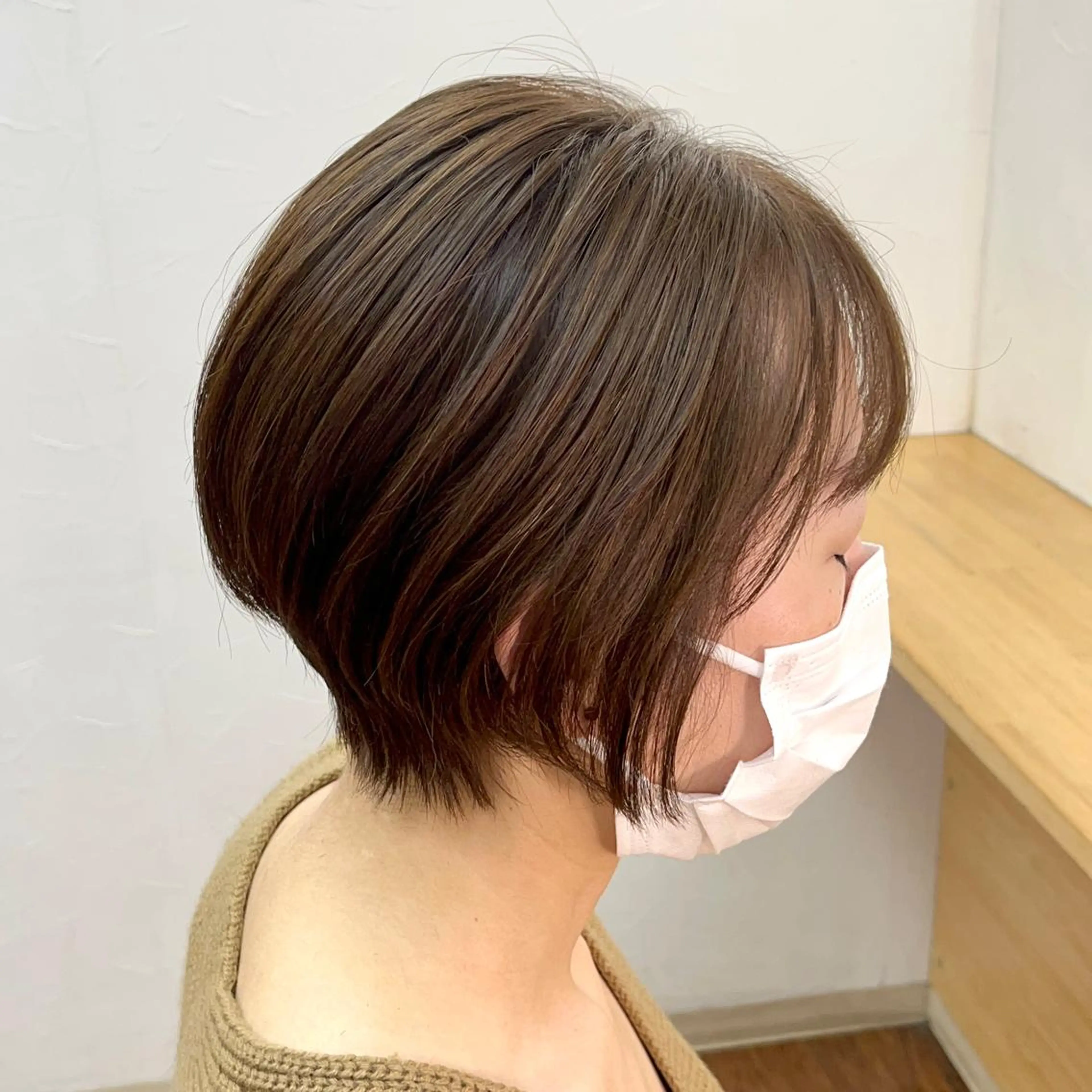 ショート ショートボブ ボブ くびれヘア ショートヘア イッツ！登戸店所属・冨田 豊のヘアスタイル