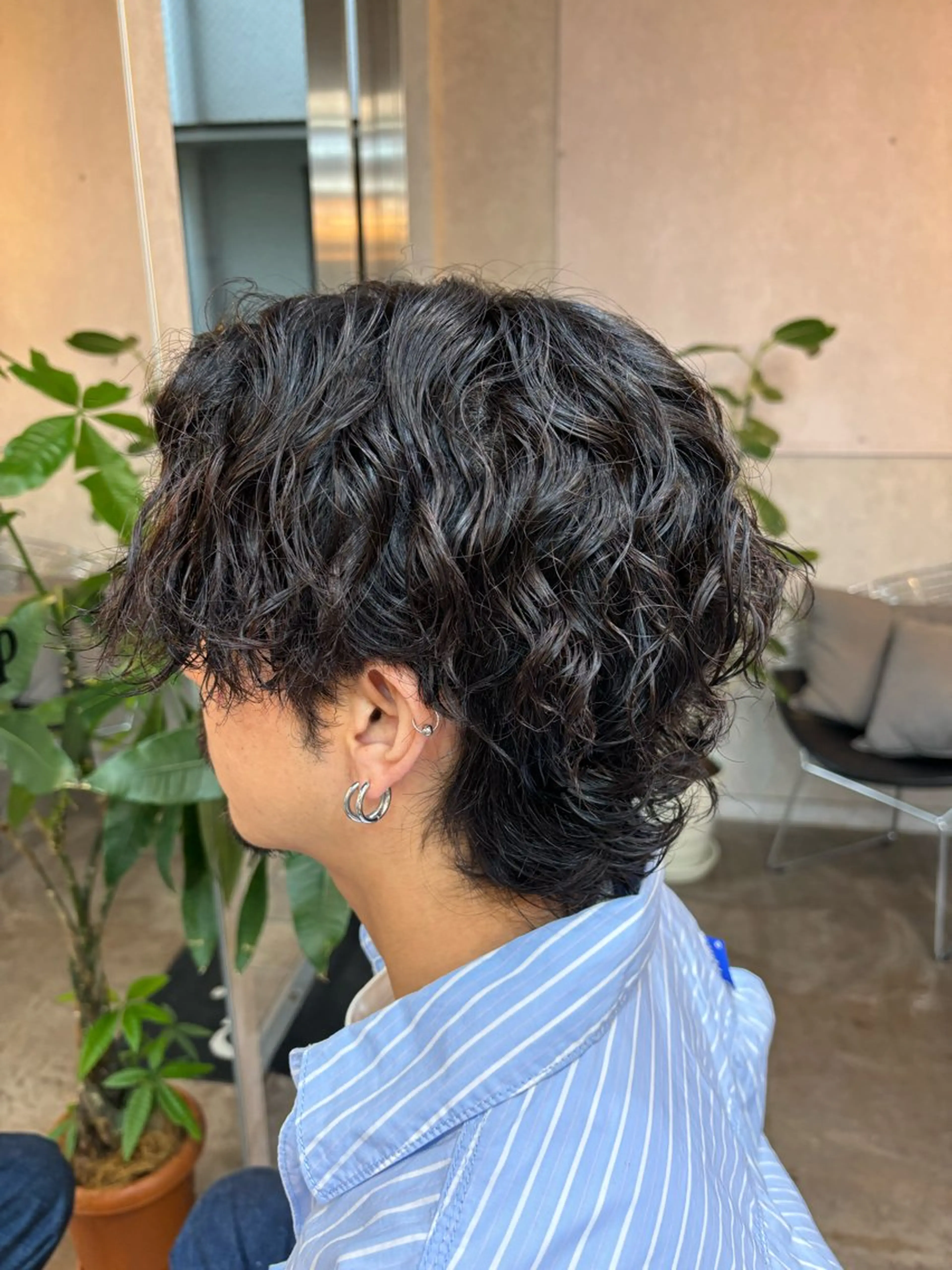 ショート パーマ スパイラルパーマ パーマ ar clip表参道所属・💜髪質改善/ 艶カラー/ミナ🩷のヘアスタイル