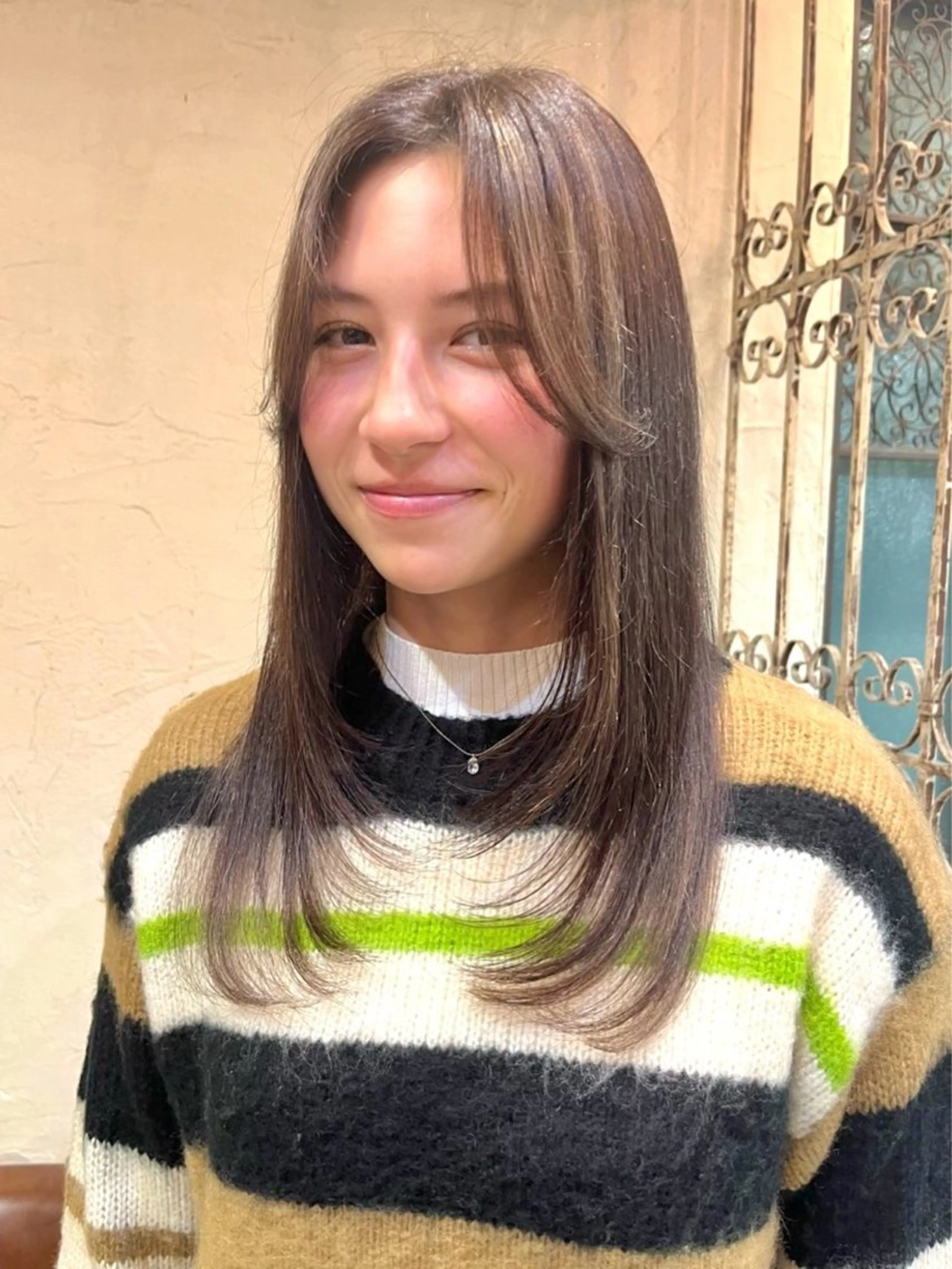 ロング Luce横浜店所属・yuu 🪴 透明感 カラー/メンズパーマのヘアスタイル